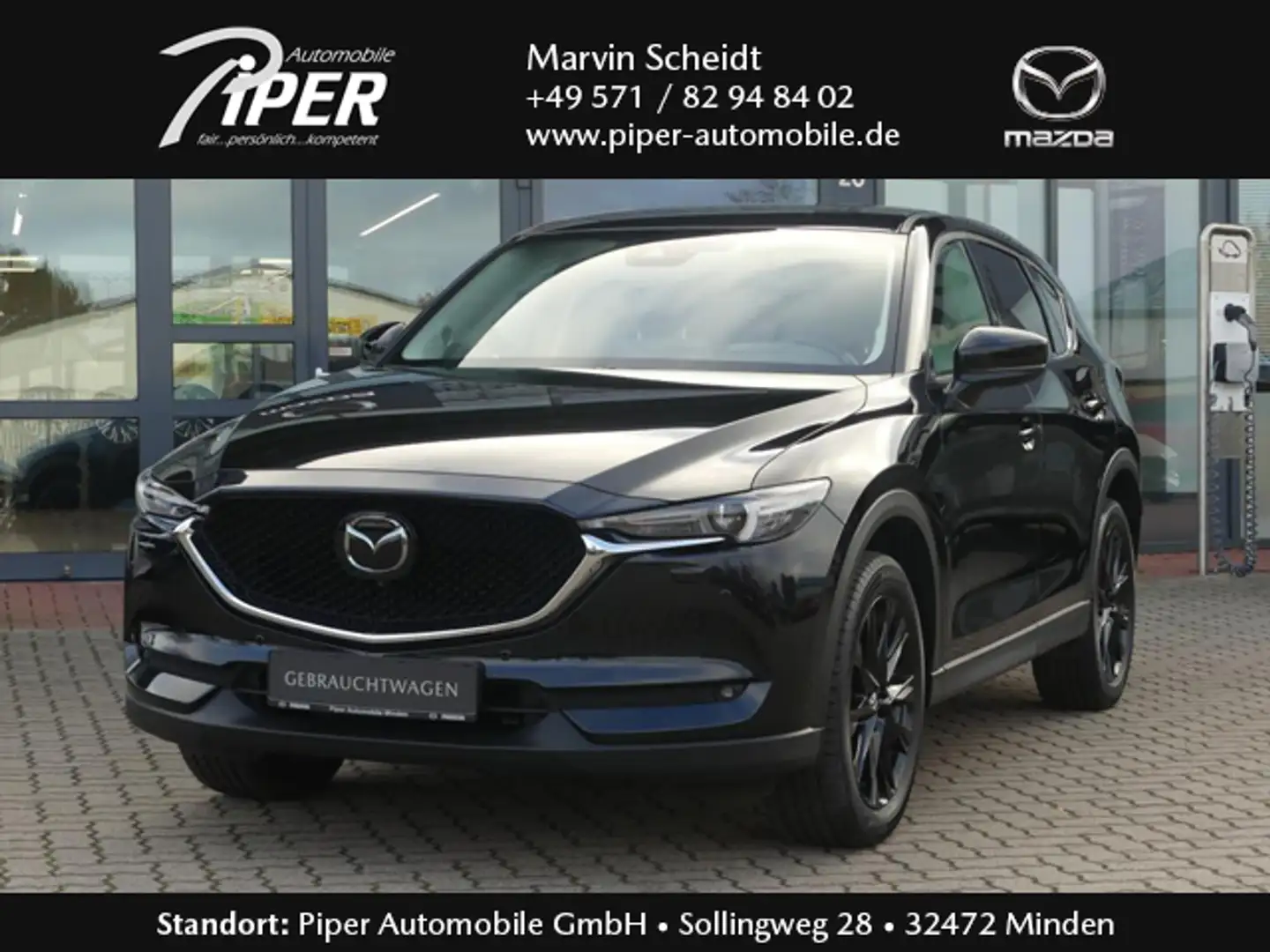 Mazda CX-5 SKYACTIV-G 194 AL-HOMURA + Anhängerkupplung Schwarz - 1