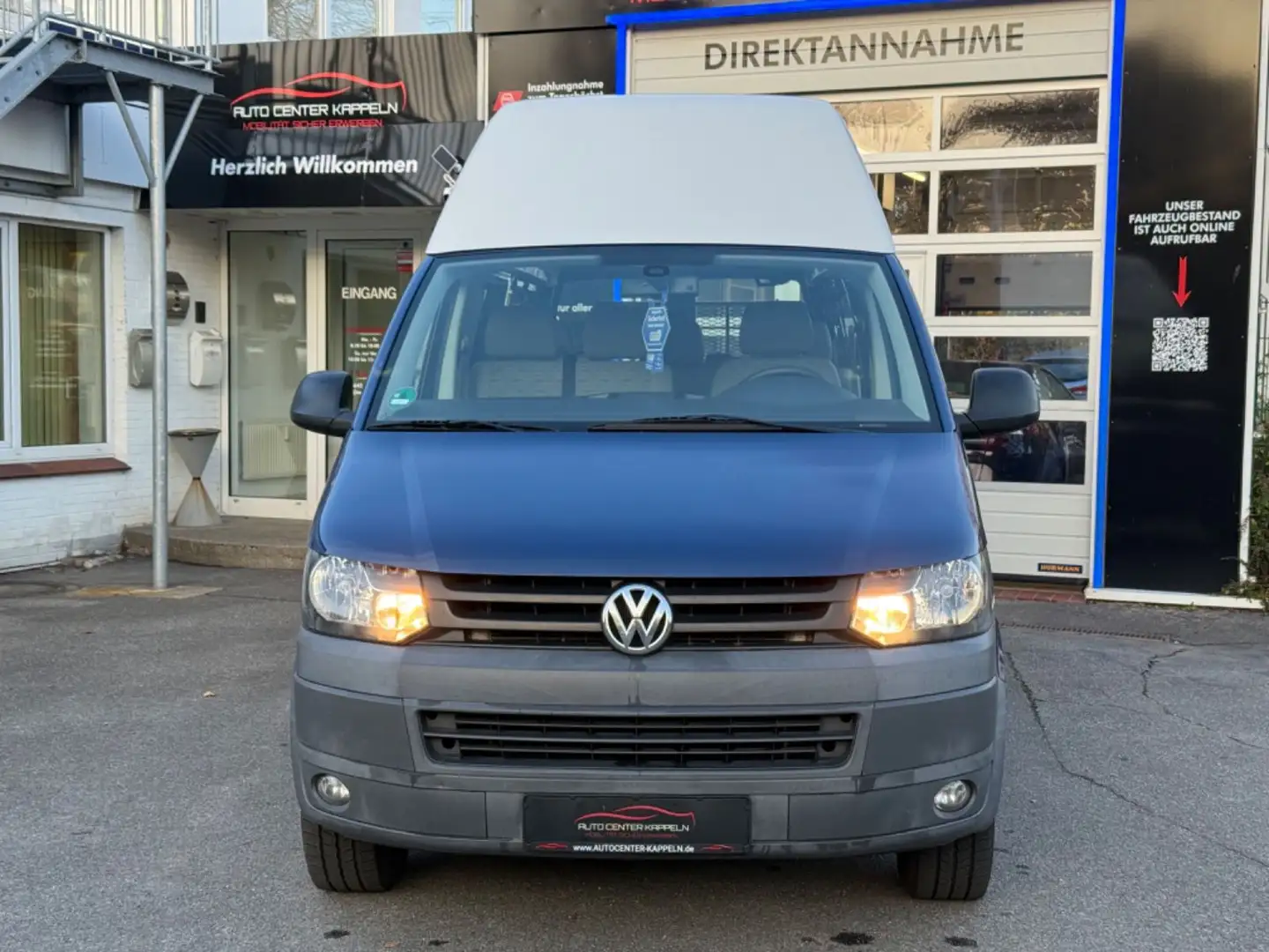 Volkswagen T5 Transporter T5 Hochdach lang Behindertengerecht/Rollstuhl Blau - 2