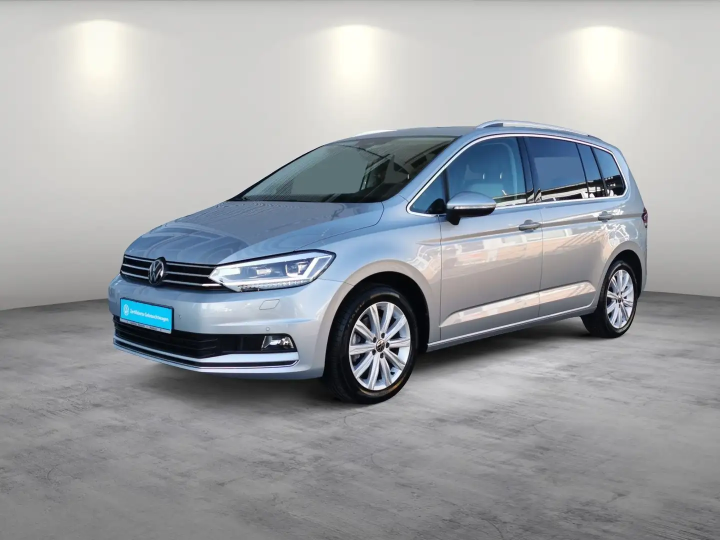 Volkswagen Touran Highline 2.0TDI 7-SITZER AHK KAM LED ACC Silver - 2