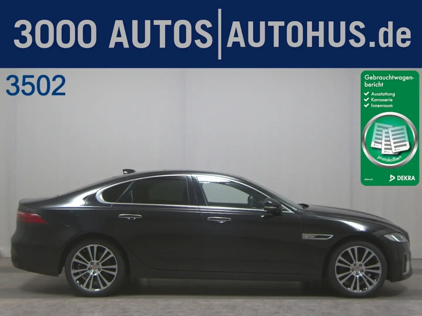 Jaguar XF Leder Navi LED HuD 360° Sound Shz Schwarz - 1