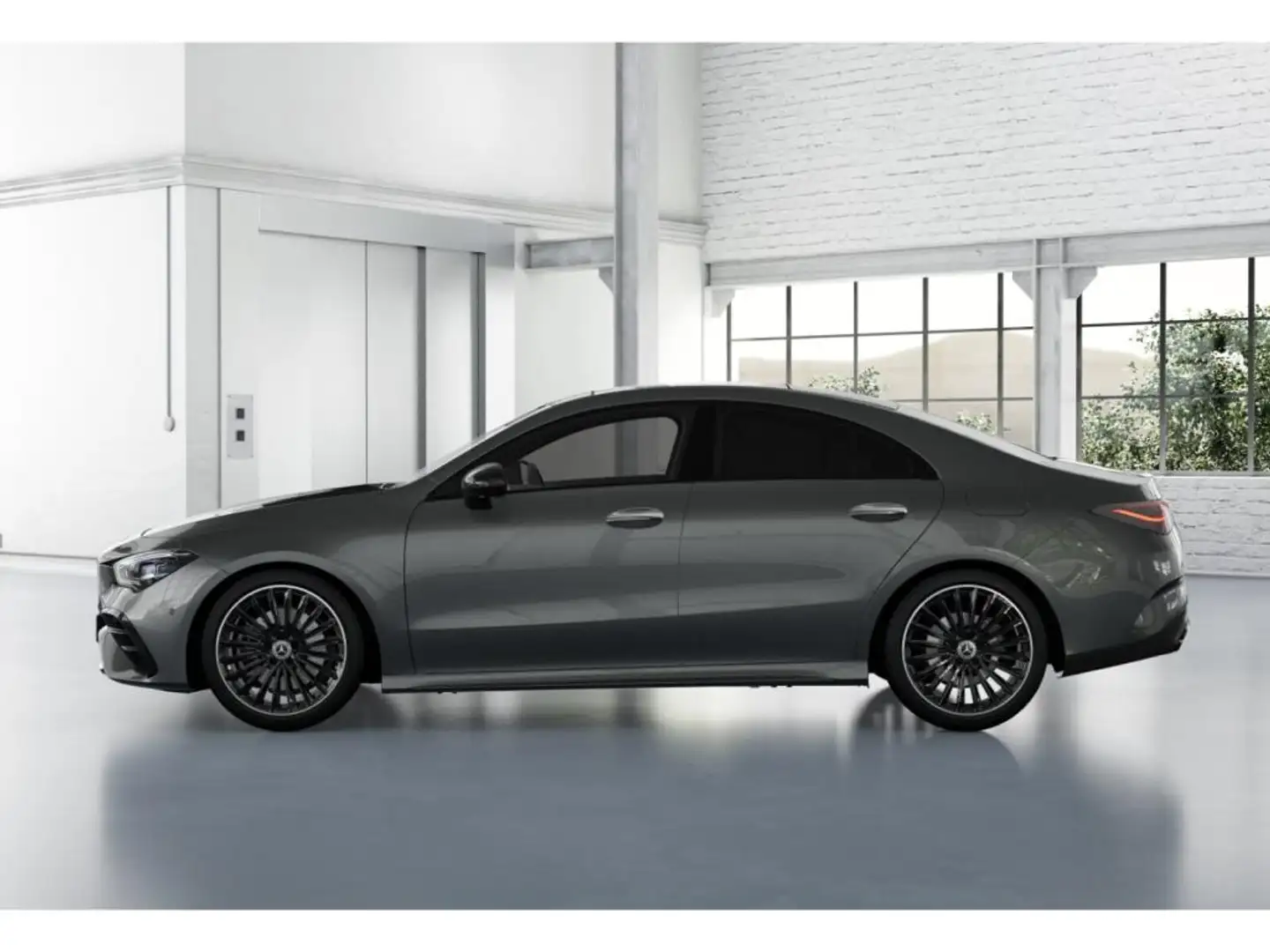 Mercedes-Benz CLA 220 4M Coupé AMG Night+360°+Pano+HUD+19 Grau - 2