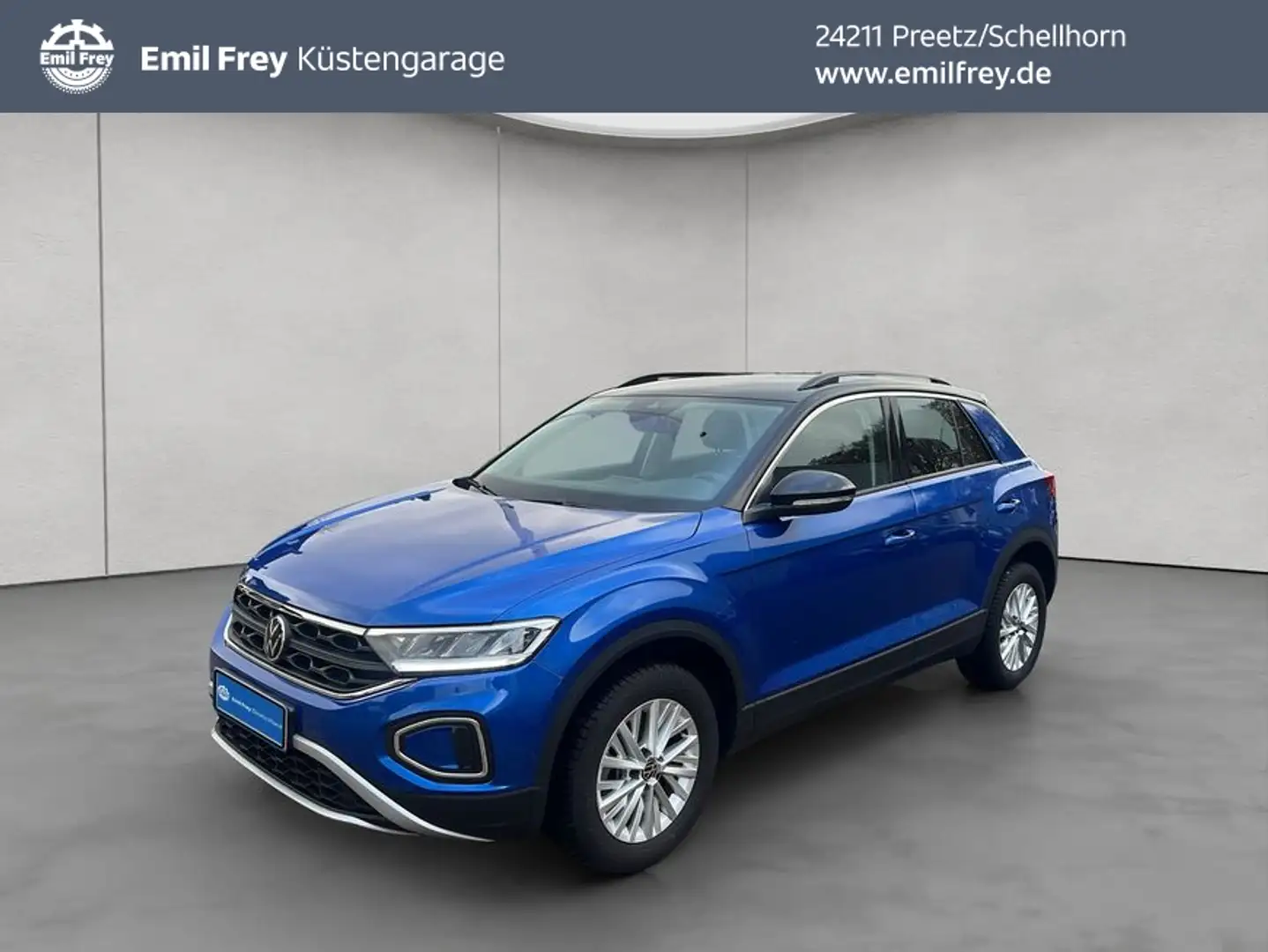 Volkswagen T-Roc 1.5 TSI Life DSG ACC SHZ Navi Kamera Blau - 1
