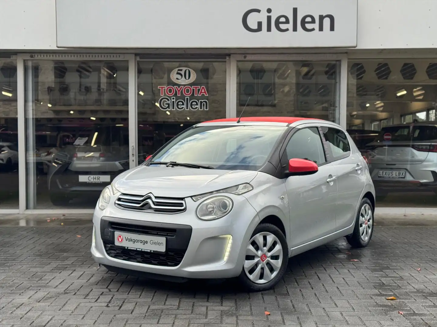 Citroen C1 1.0 e-VTi 5D AIRSCAPE FEEL | Cabrio, Airco, Blueto Grau - 1