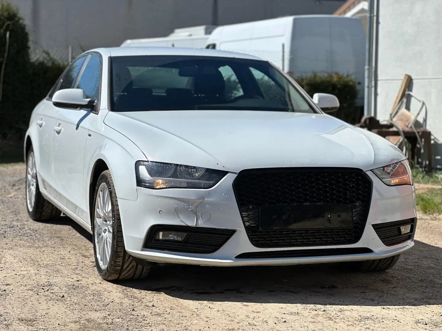 Audi A4 A4 2.0 TDi S line Multitronic Blanc - 1