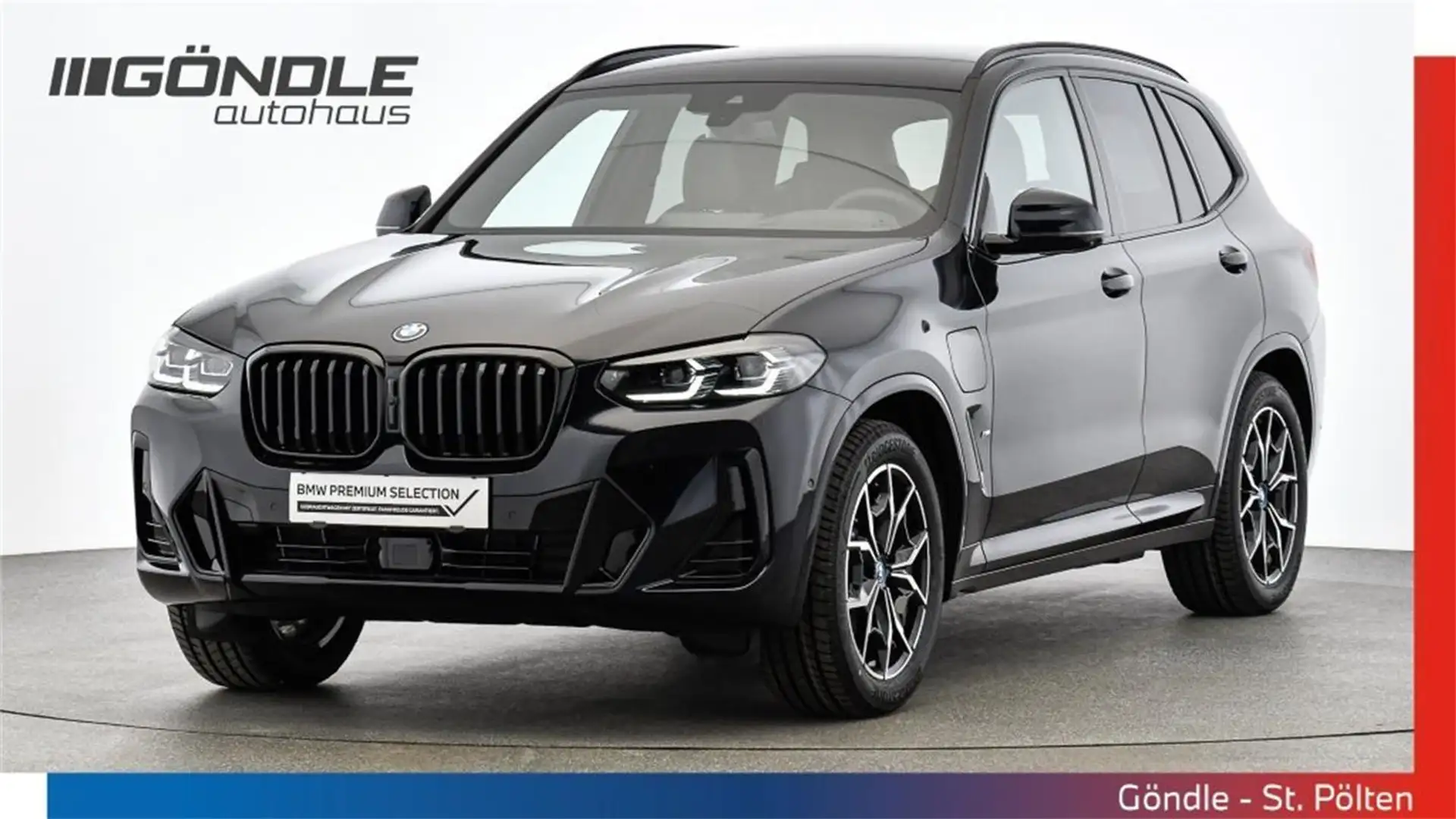 BMW X3 xDrive30e Noir - 1