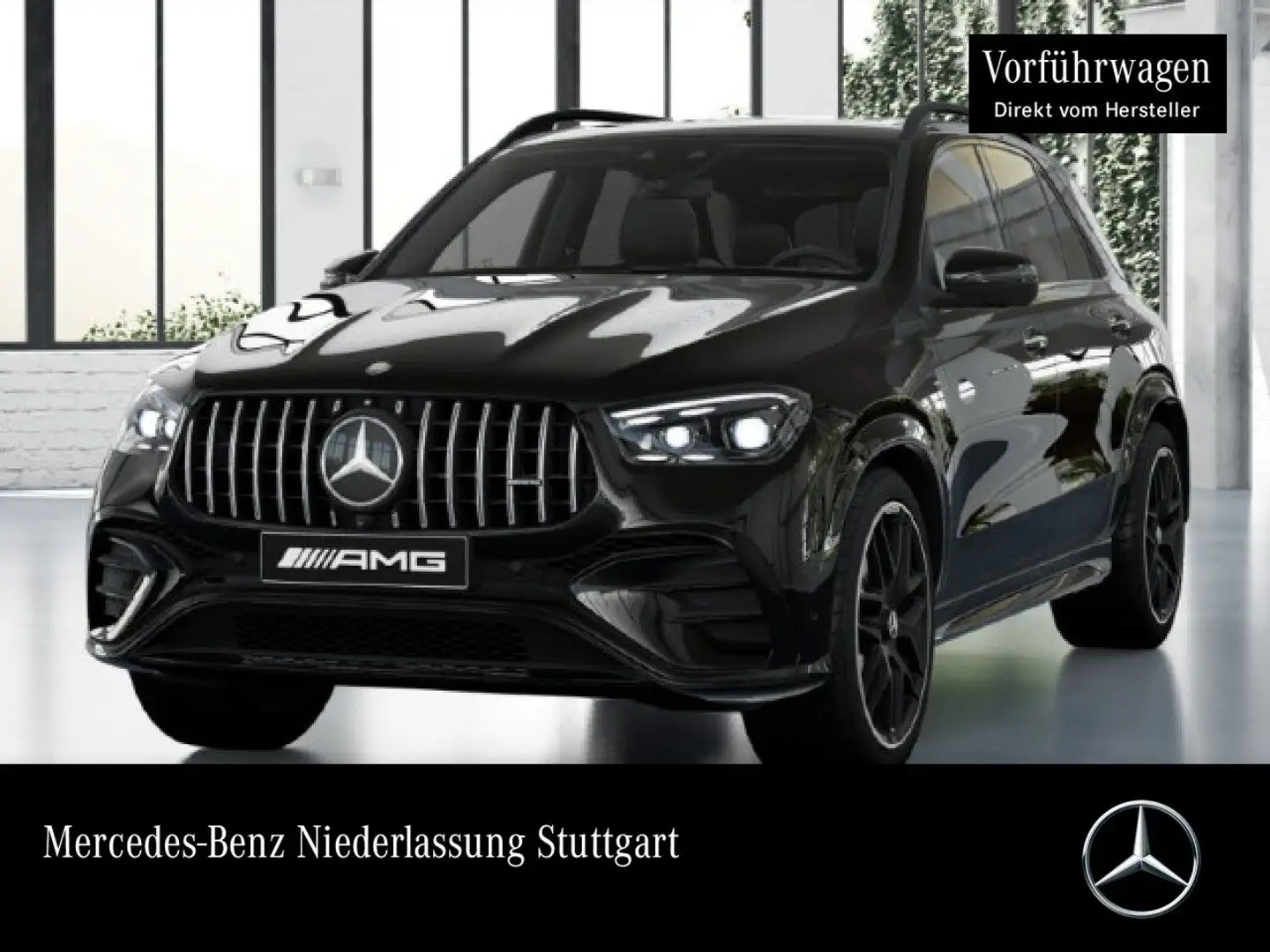 Mercedes-Benz GLE 53 AMG GLE 53 4M NIGHT+PANO+360+AHK+MULTIBEAM+HUD+SPUR+9G Schwarz - 1