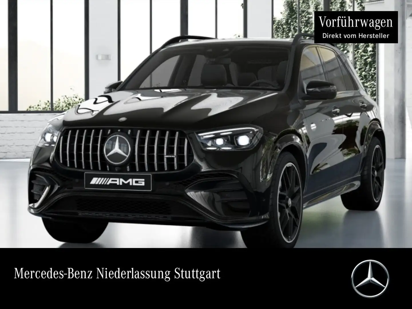 Mercedes-Benz GLE 53 AMG GLE 53 4M NIGHT+PANO+360+AHK+MULTIBEAM+HUD+SPUR+9G Schwarz - 1