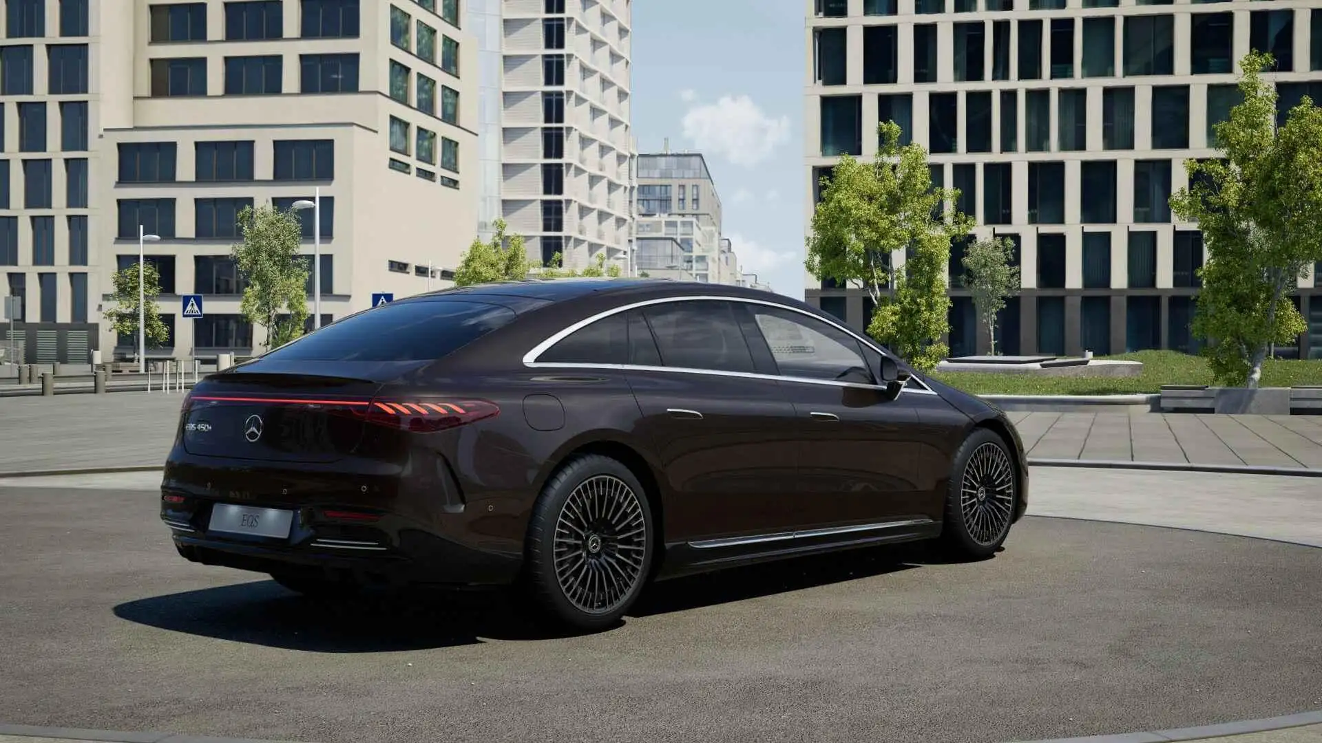 Mercedes-Benz EQS 450+ AMG Line 108 kWh | Panoramadak | Geventileerd Schwarz - 2