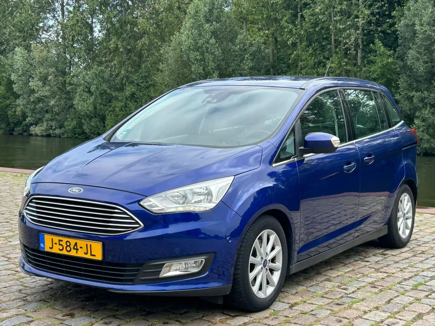 Ford Grand C-Max 1.0 Trend 7personen airco cruis control navigatie Blue - 2