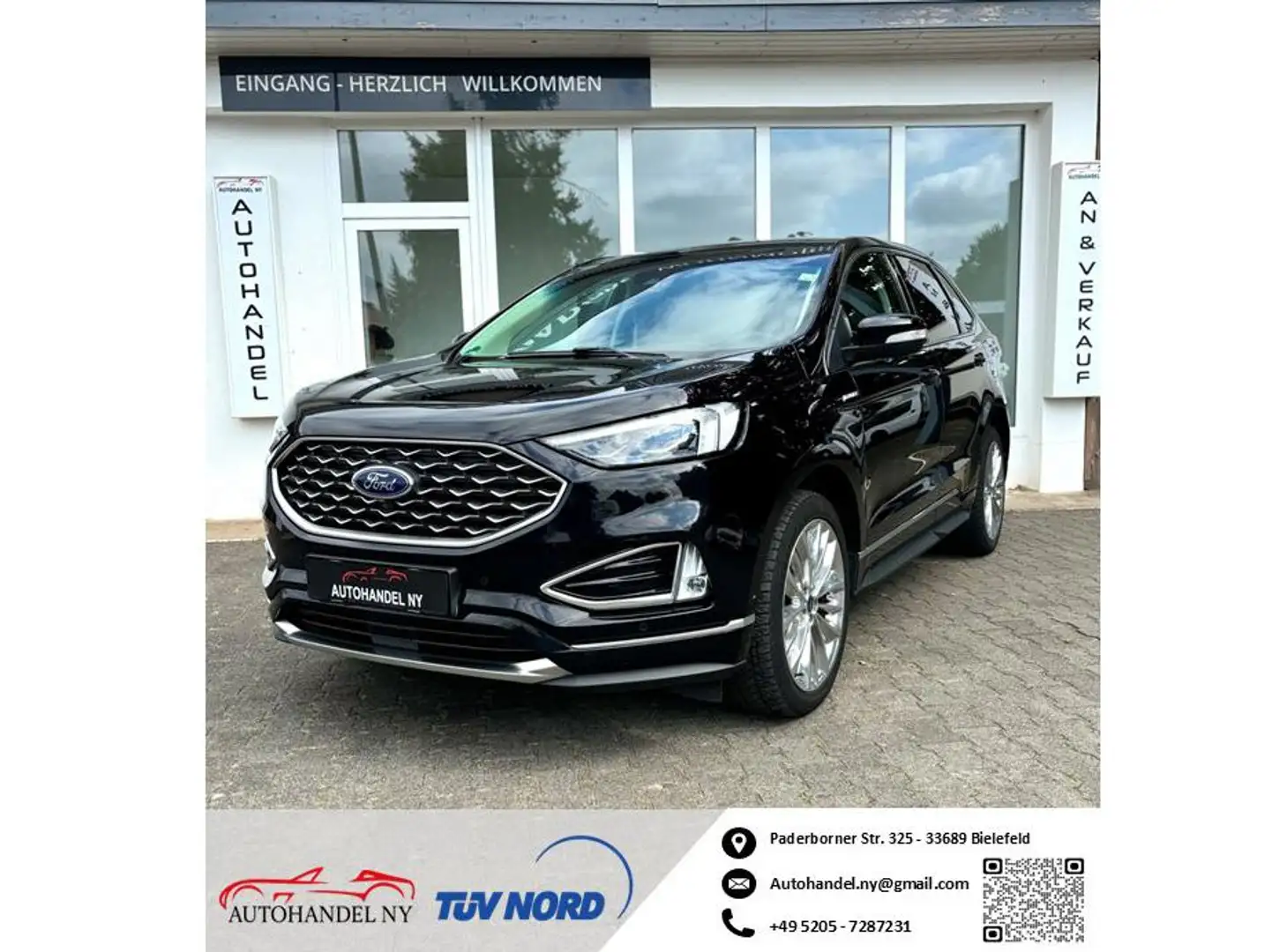 Ford Edge Ford Edge Vignale 4x4, AHK, B&O, Pano, Voll Ausst. Noir - 1