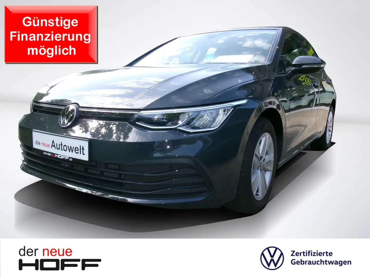 Volkswagen Golf VIII 1.5 TSI Life Navi ACC SHZ APP Einparkh. v+h D siva - 1