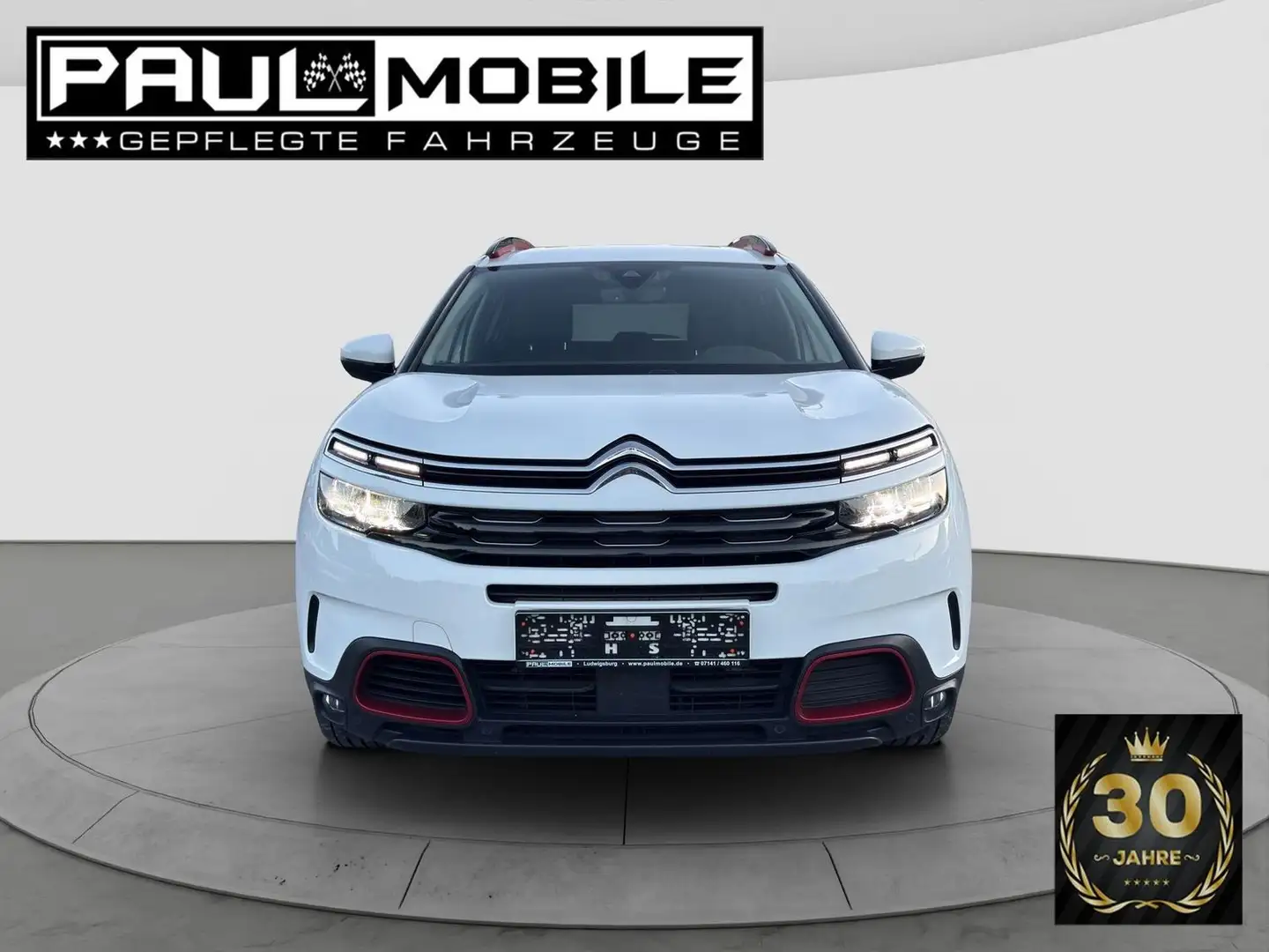 Citroen C5 Aircross Hybrid 225 Navi ACC Leder R-Cam AHK Blanc - 2