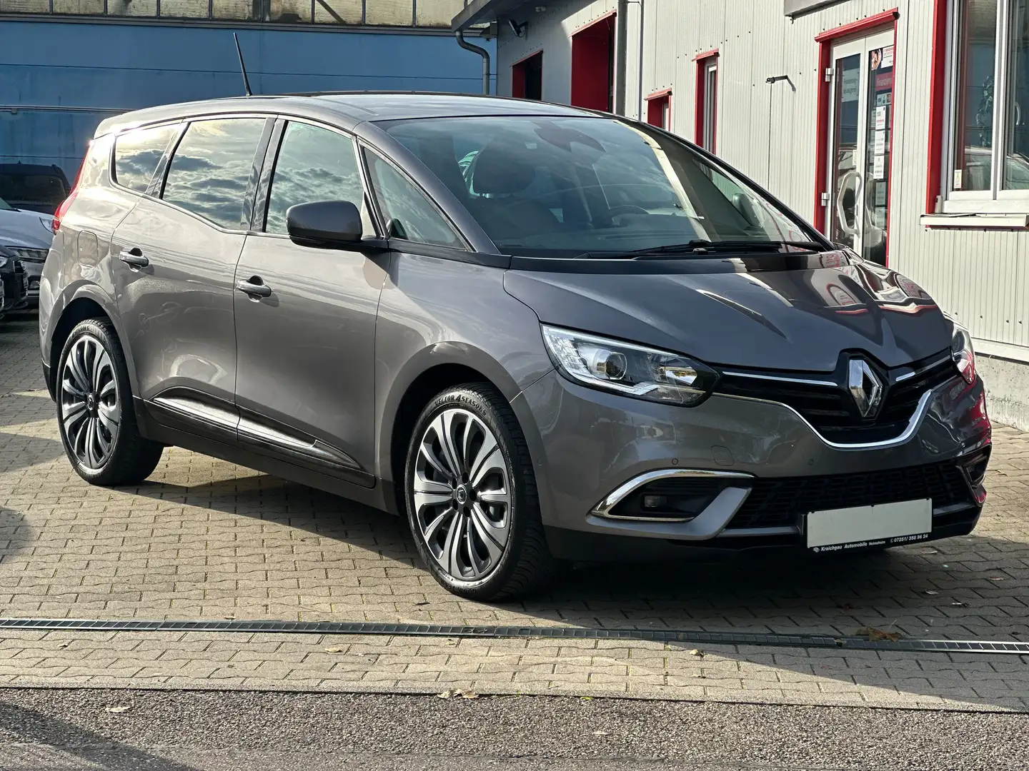 Renault Grand Scenic 140 TCe*7-Sitze*Kamera*Navi*Klimaaut*Temp*Parkpilo Gris - 1