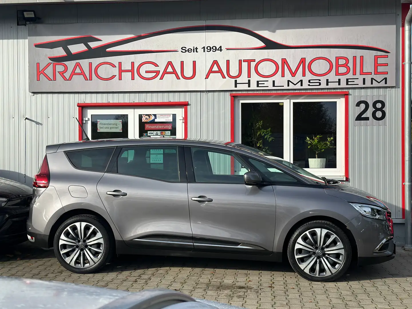 Renault Grand Scenic 140 TCe*7-Sitze*Kamera*Navi*Klimaaut*Temp*Parkpilo Gris - 2