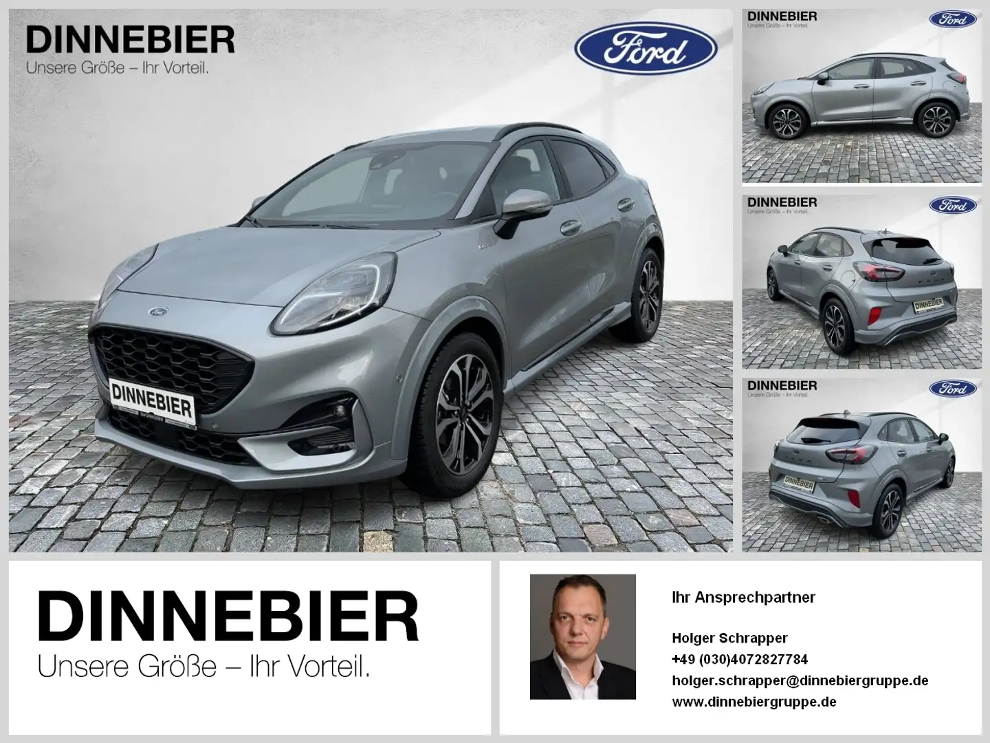 Ford Puma ST-Line X LED+Navi+Kamera+Winterpaket Argent - 1