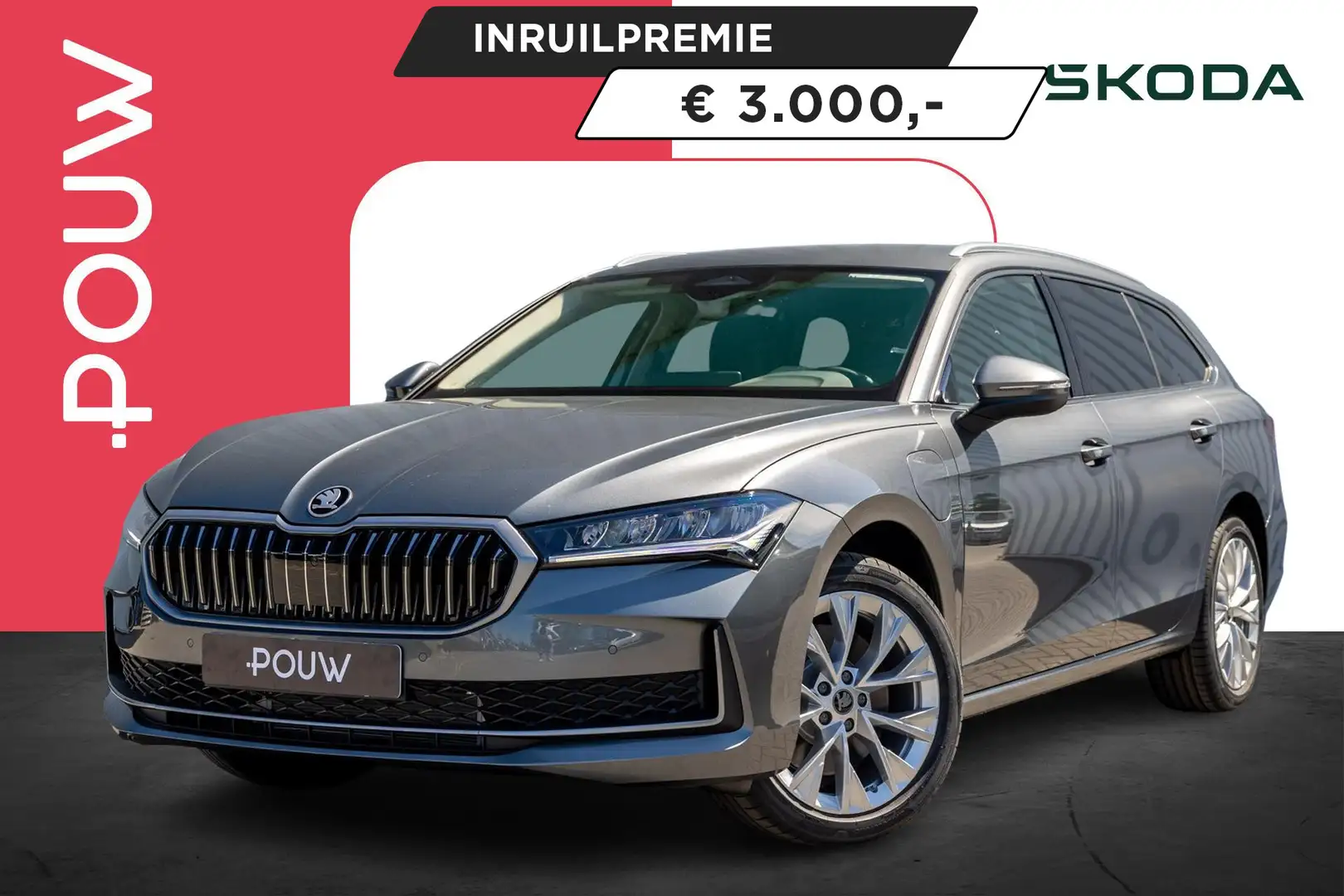 Skoda Superb Combi 1.5 TSI 204pk DSG PHEV Business Edition | LM Grijs - 1