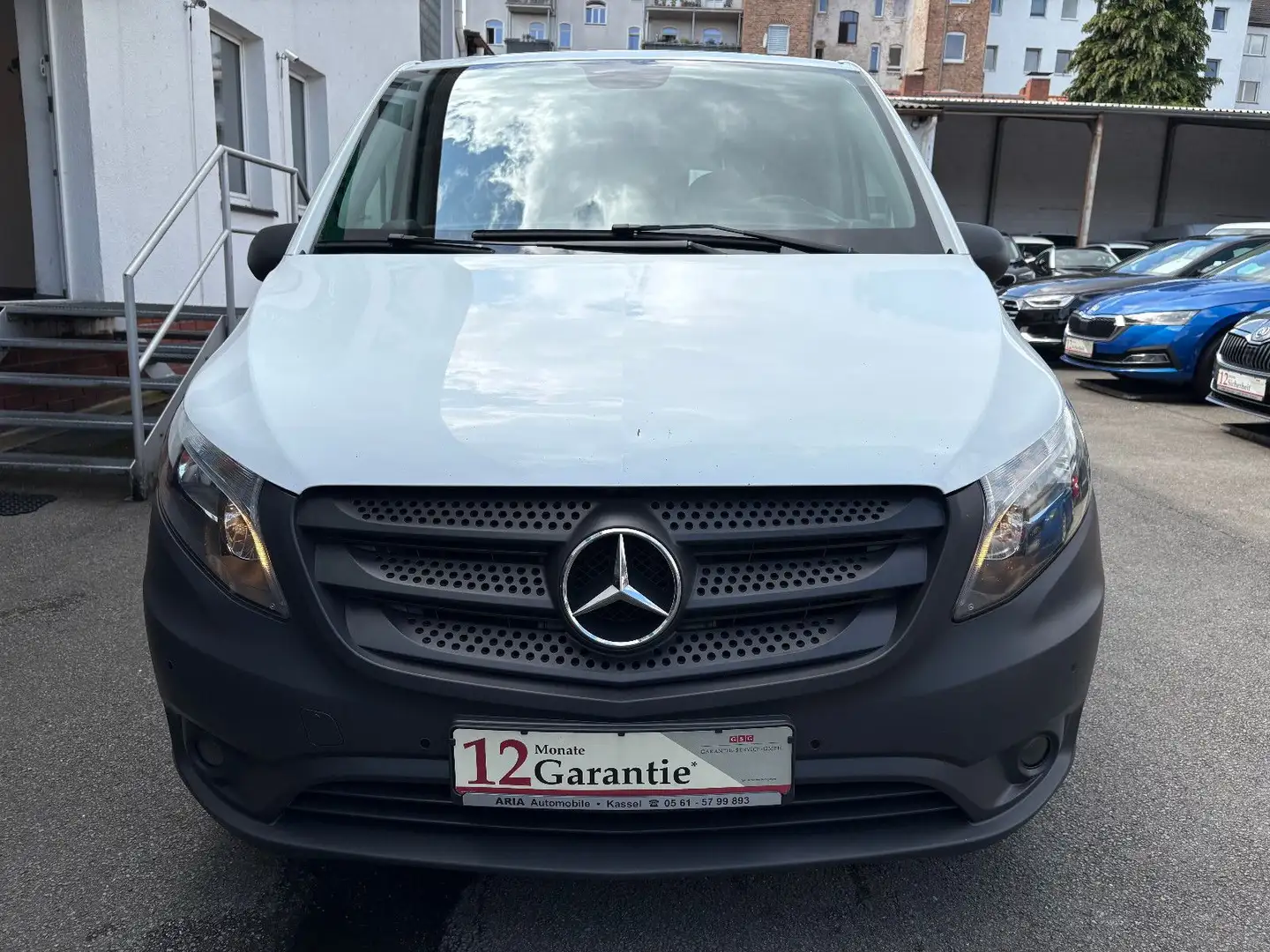 Mercedes-Benz Vito Kasten 114 CDI LANG-NAVI AHK TEMP PDC KLIMA Weiß - 2