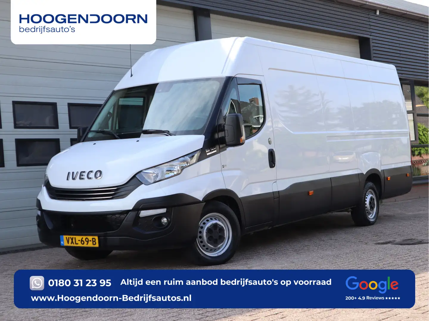 Iveco Daily 35S18 3.0 Euro 6 Hi-Matic Automaat - L3H2 - Trekha Wit - 1