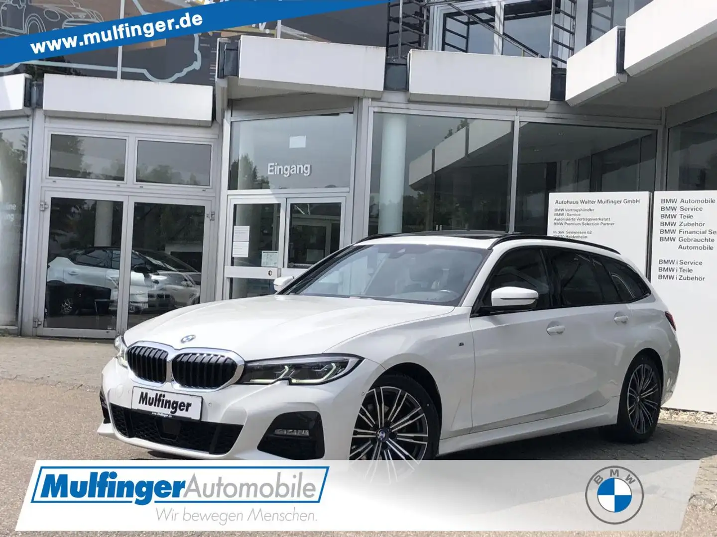 BMW 320 d T.xDr M Sport Standh.ACC Laser PanoD.AHK18" Bianco - 1