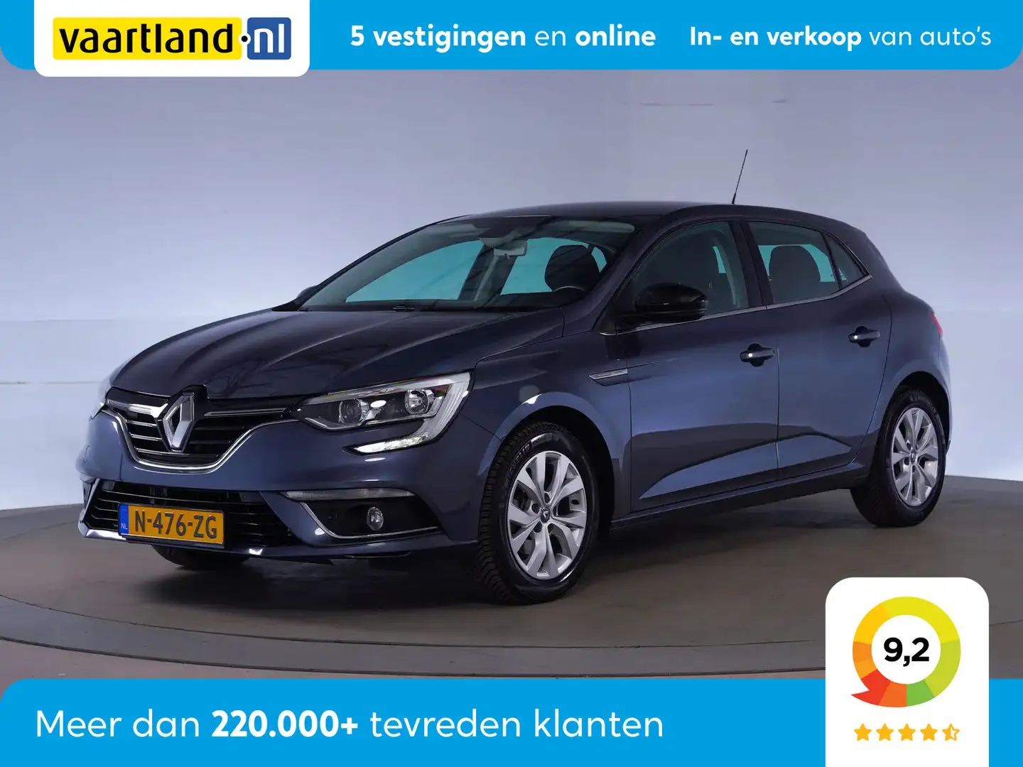 Renault Megane 1.3 TCe Limited Aut. [ Climate controle Stoelverwa Gris - 1