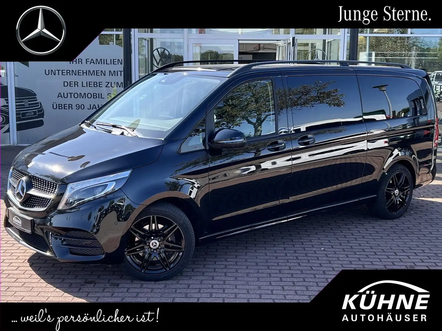 Mercedes-Benz V 300 d 4M Avantgarde Edition Extralang AMG Schwarz - 1