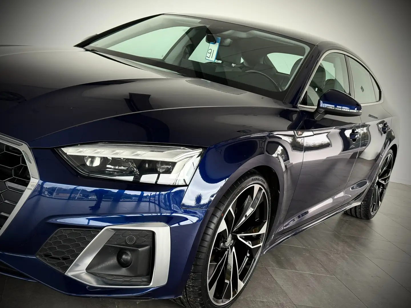 Audi A5 SPORTBACK 2.0TDi S-LINE-1ERPRO-COCKPIT-CAMERA-PDC Bleu - 2