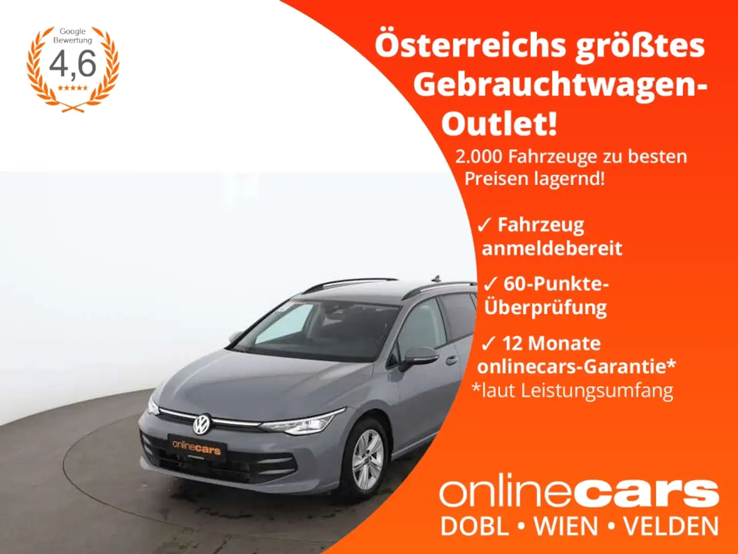 Volkswagen Golf Variant Golf VIII Variant 1.5 TSI Life MATRIX RADAR PDC Grau - 1