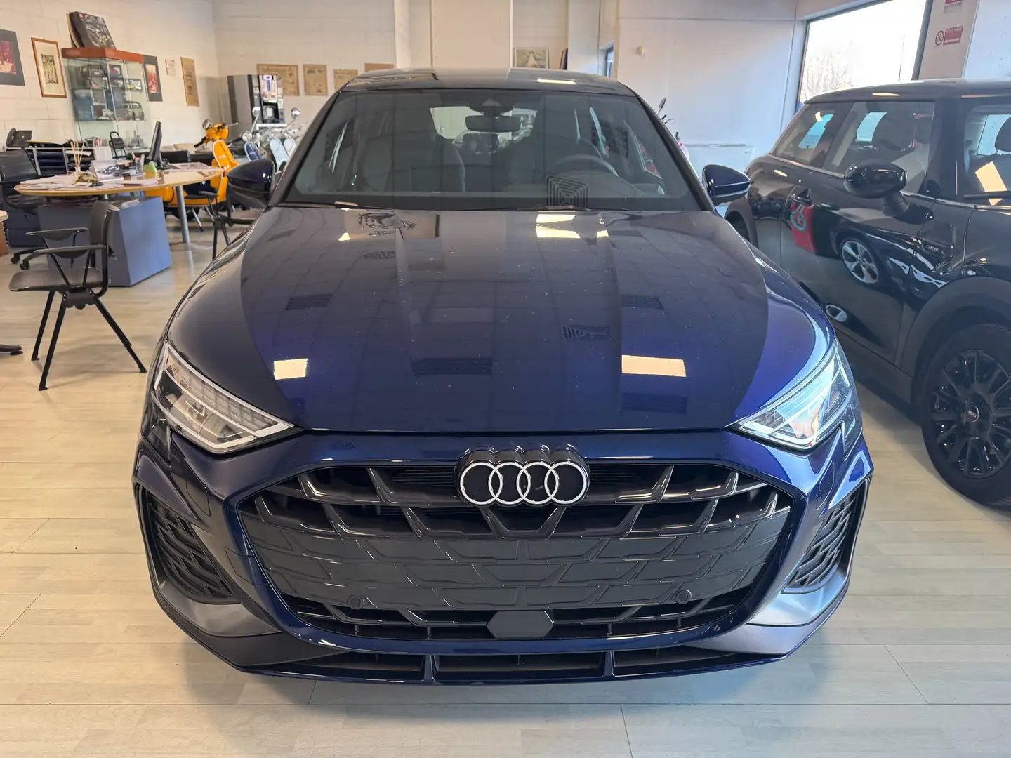 Audi A3 SPB 35Tdi Km0 SLine Matrix Tetto18"Sonos-28%sconto Blau - 2