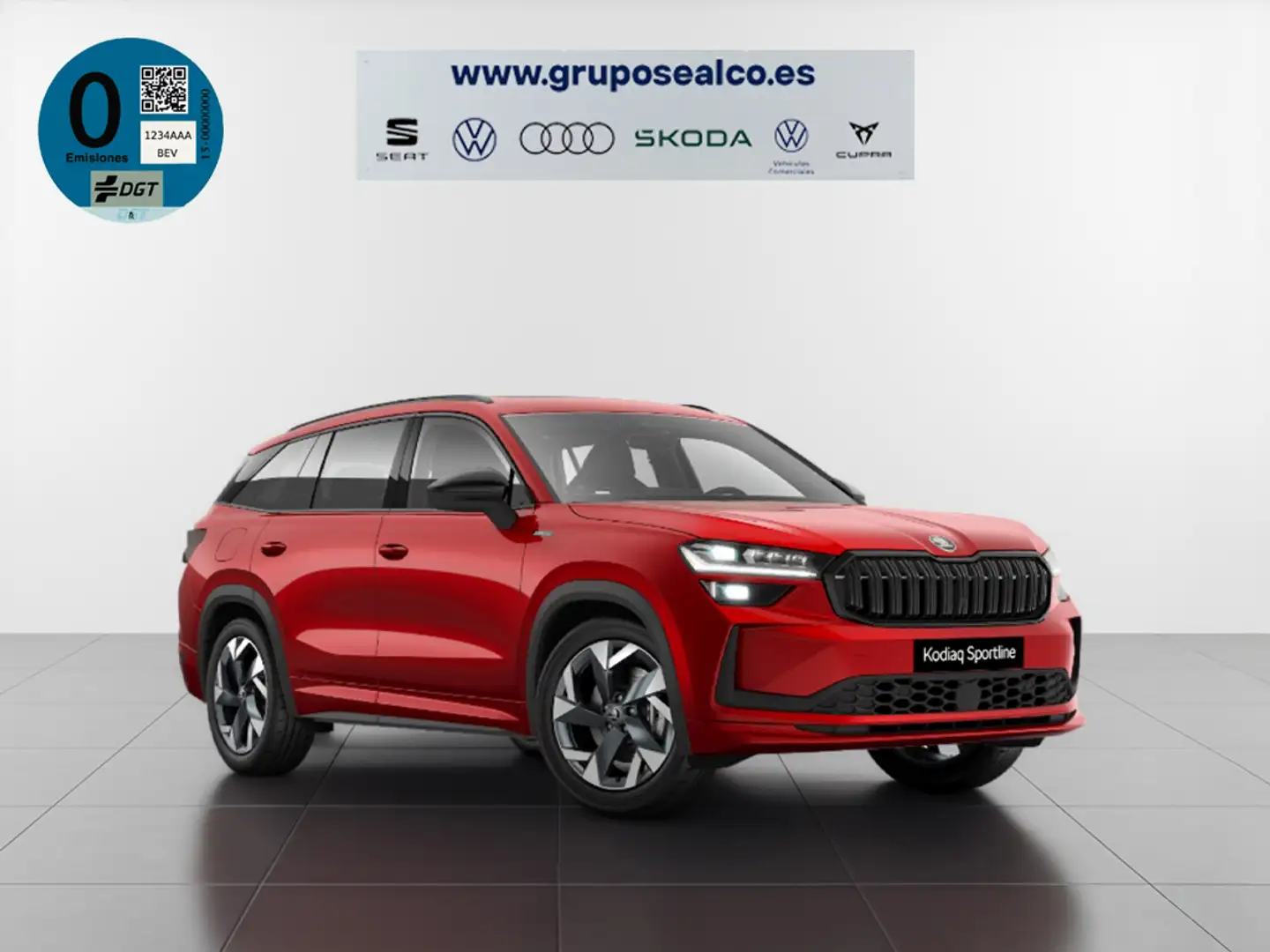 Skoda Kodiaq 1.5TSI iV PHEV Sportline 4x2 DSG 150kW Rojo - 1