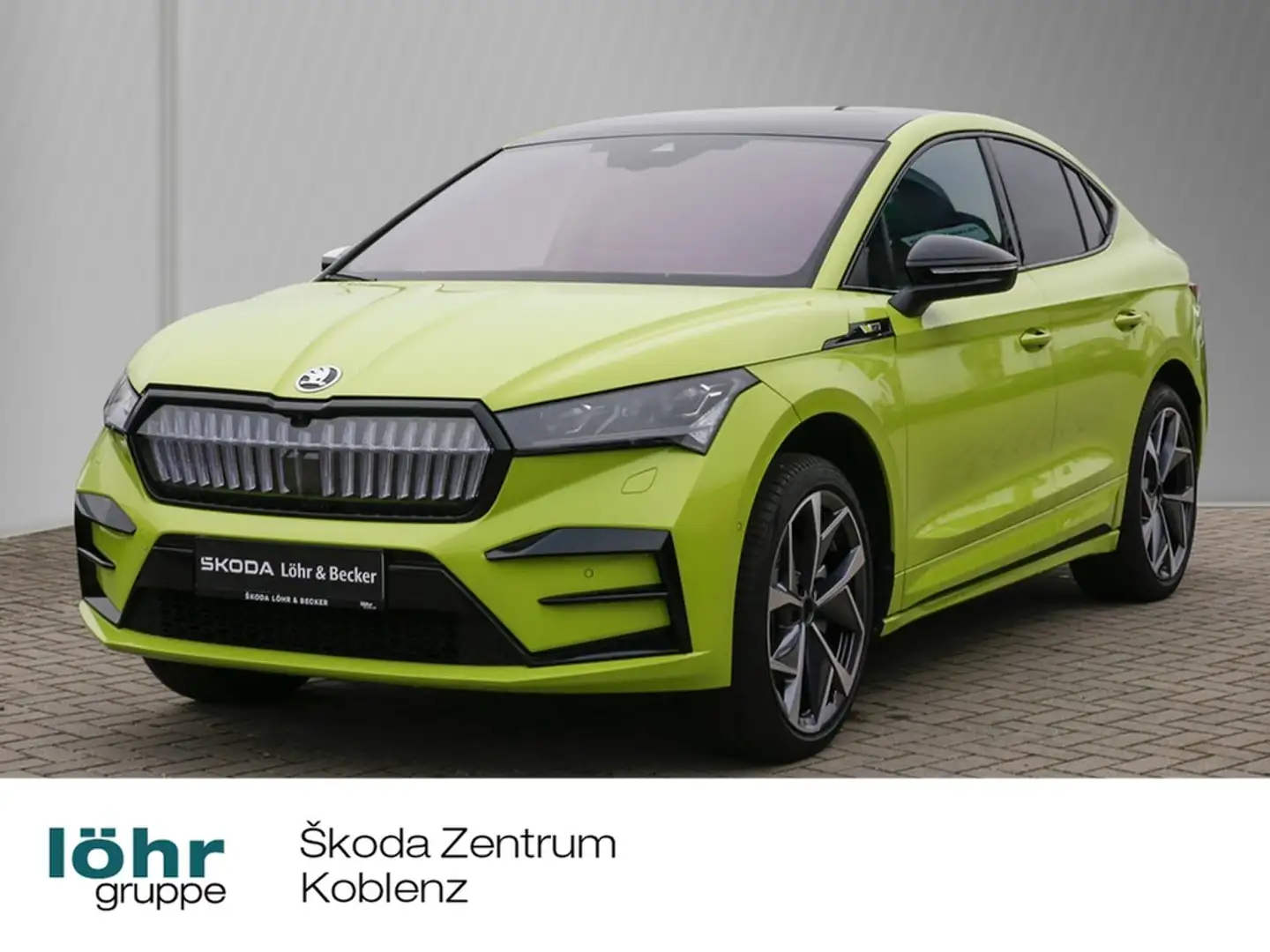 Skoda Enyaq Coupe RS 82kWh Batt. 250kW Elektromotor 4x4 Grün - 1