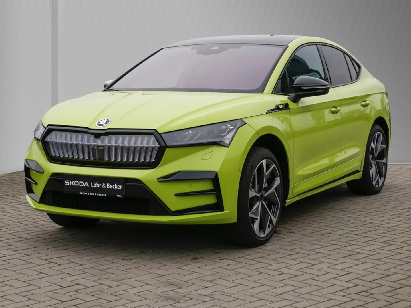 Skoda Enyaq Coupe RS 82kWh Batt. 250kW Elektromotor 4x4 Grün - 2