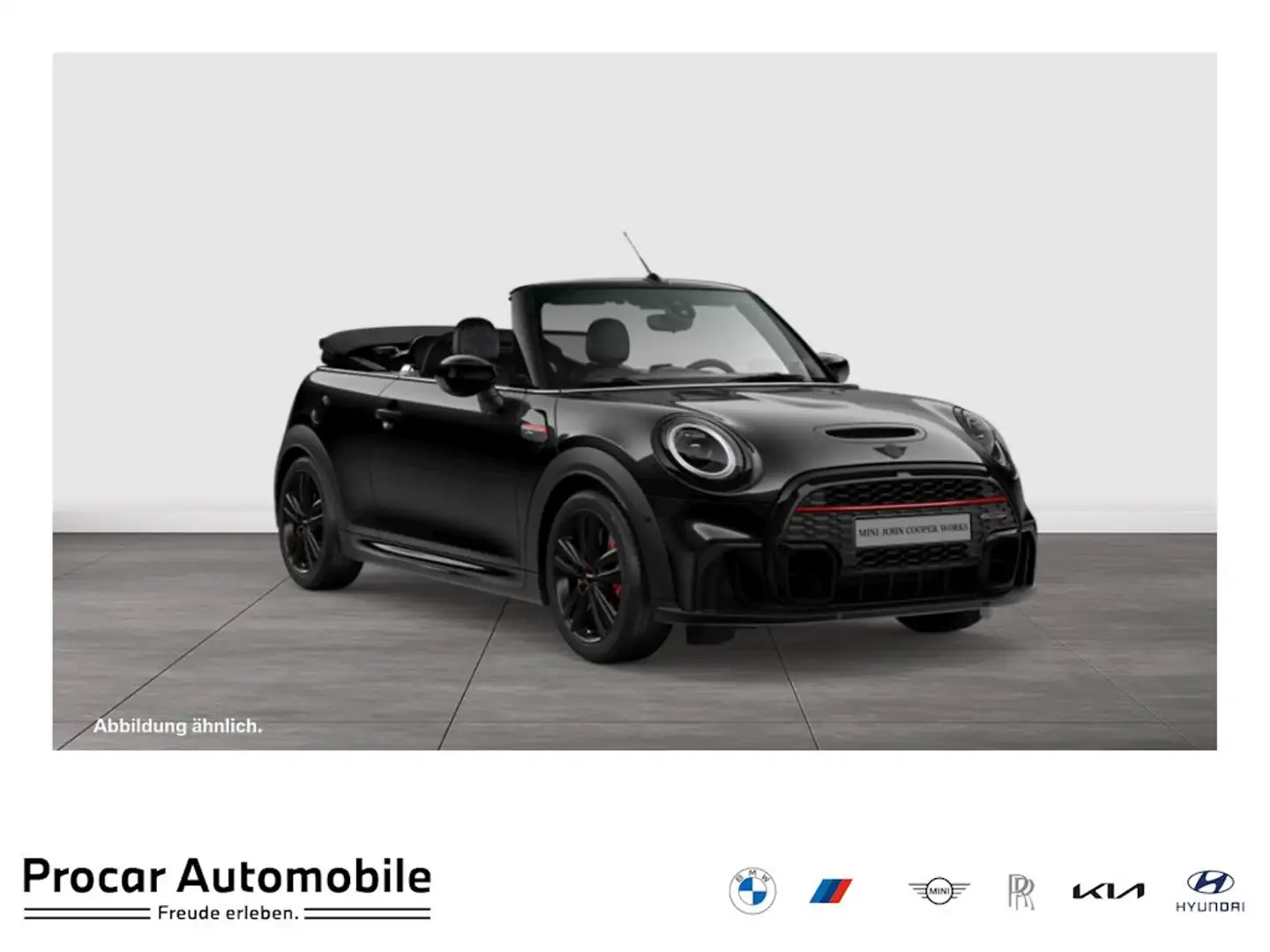 MINI John Cooper Works Cabrio John Cooper Works JCW TRIM+H/K+ACC+HuD+KAMERA+DA Schwarz - 1