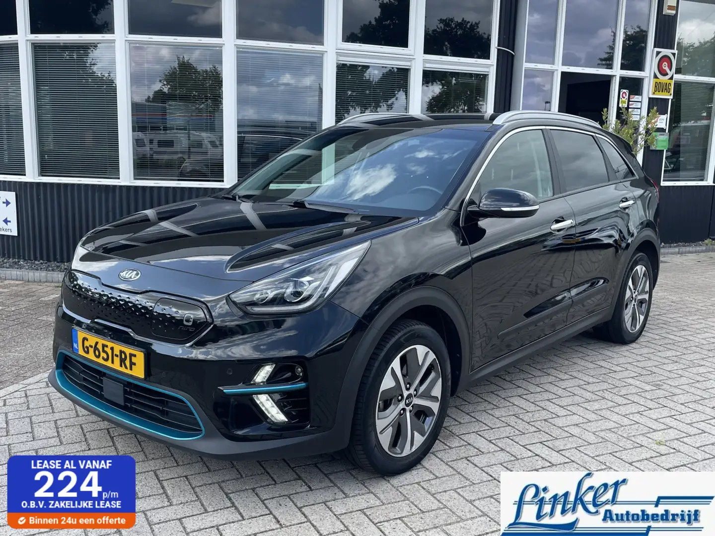 Kia e-Niro ExecutiveLine 64 kWh - CAMERA CARPLAY STOELVERW/KO Zwart - 1