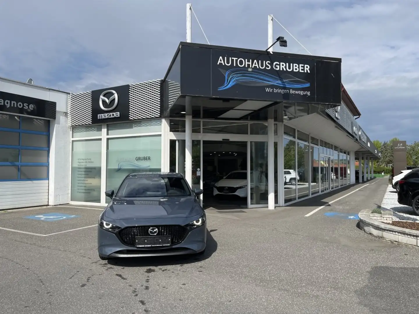 Mazda 3 5HB 2.5L e-SKYACTIV G 140ps 6AT 2WD EXCLUSIVE-LINE Gris - 1