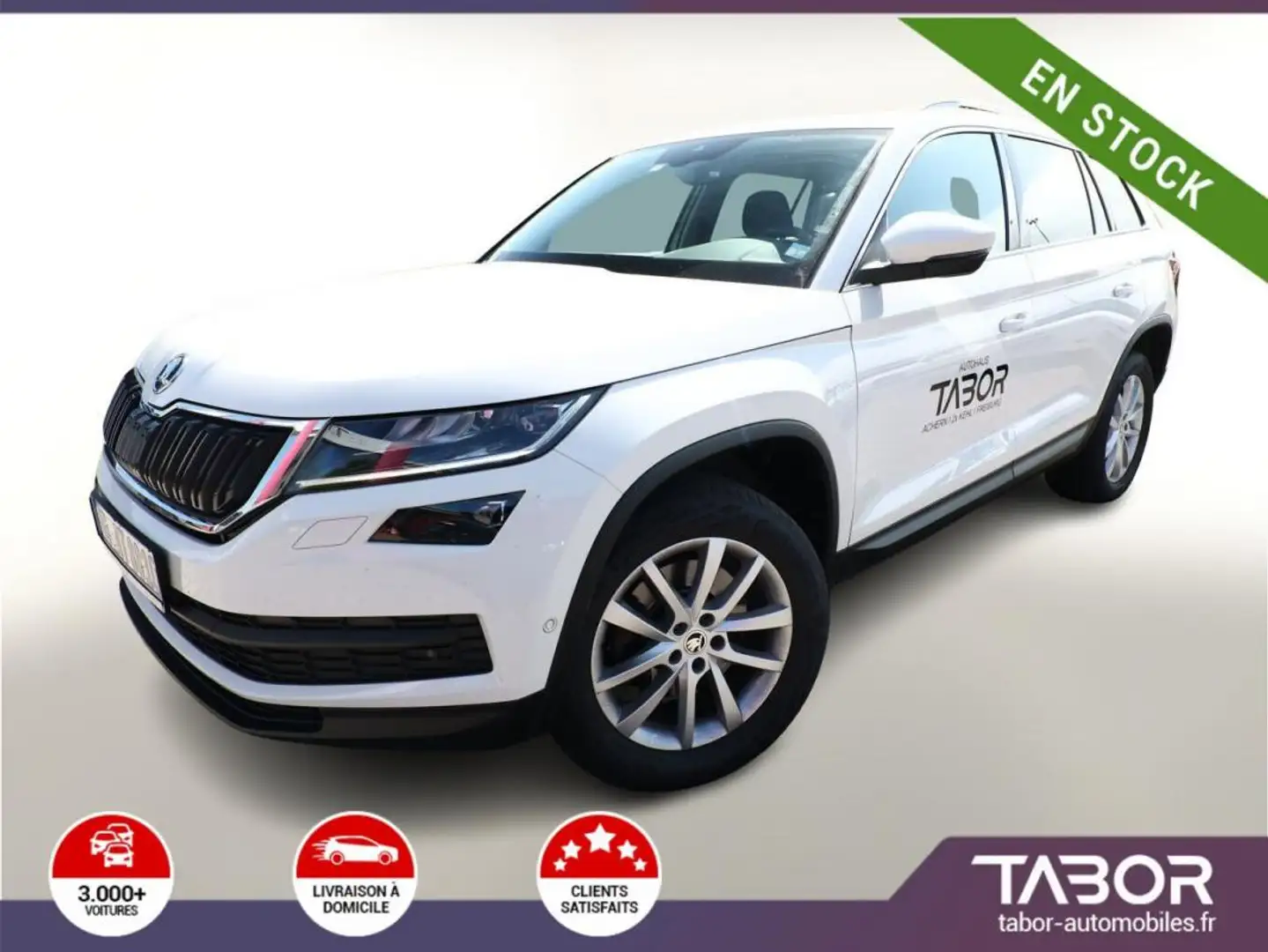 Skoda Kodiaq 2.0 TDI 200 DSG 4x4 Style LED GPS Weiß - 1