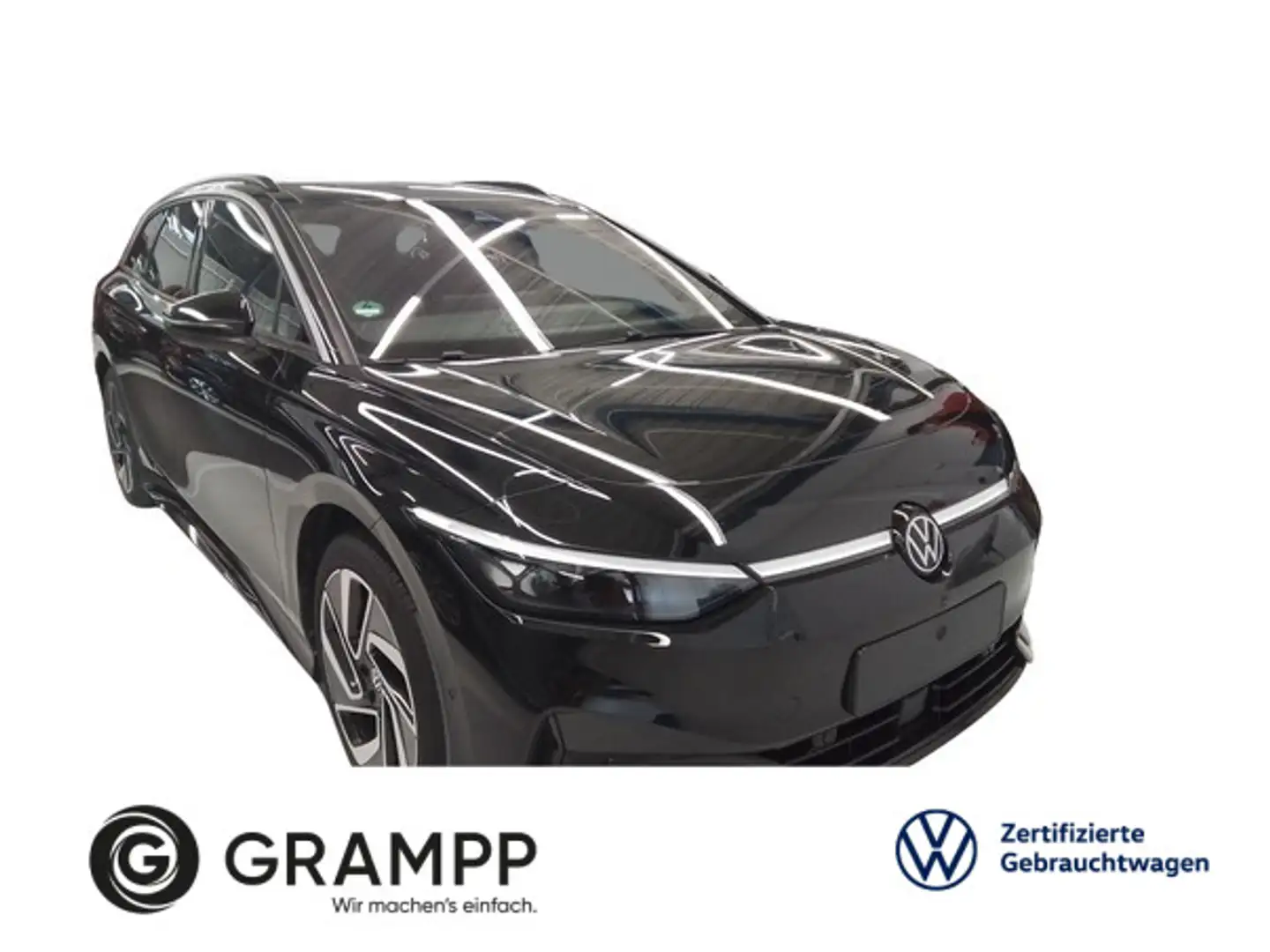 Volkswagen ID.7 Tourer Pro +WÄRMEPUMPE+AHK+MATRIX+MASSAGE+ Schwarz - 1