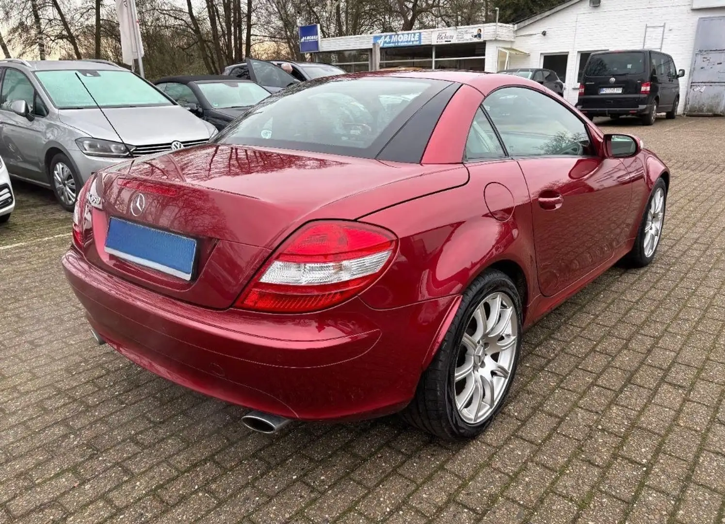 Mercedes-Benz SLK 350 ASI-ROSSO AMBRA-BOOK SERVICE-SENSORI-XENO Rouge - 2