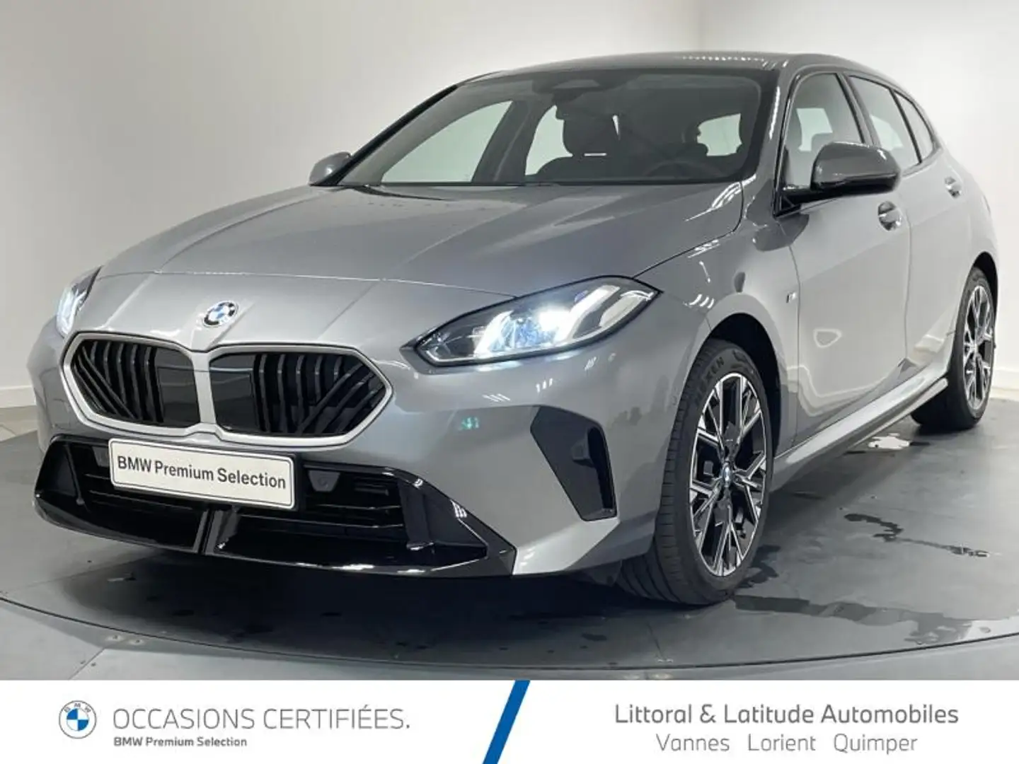 BMW 120 120dA 163ch M Sport Design DKG7 Gris - 1