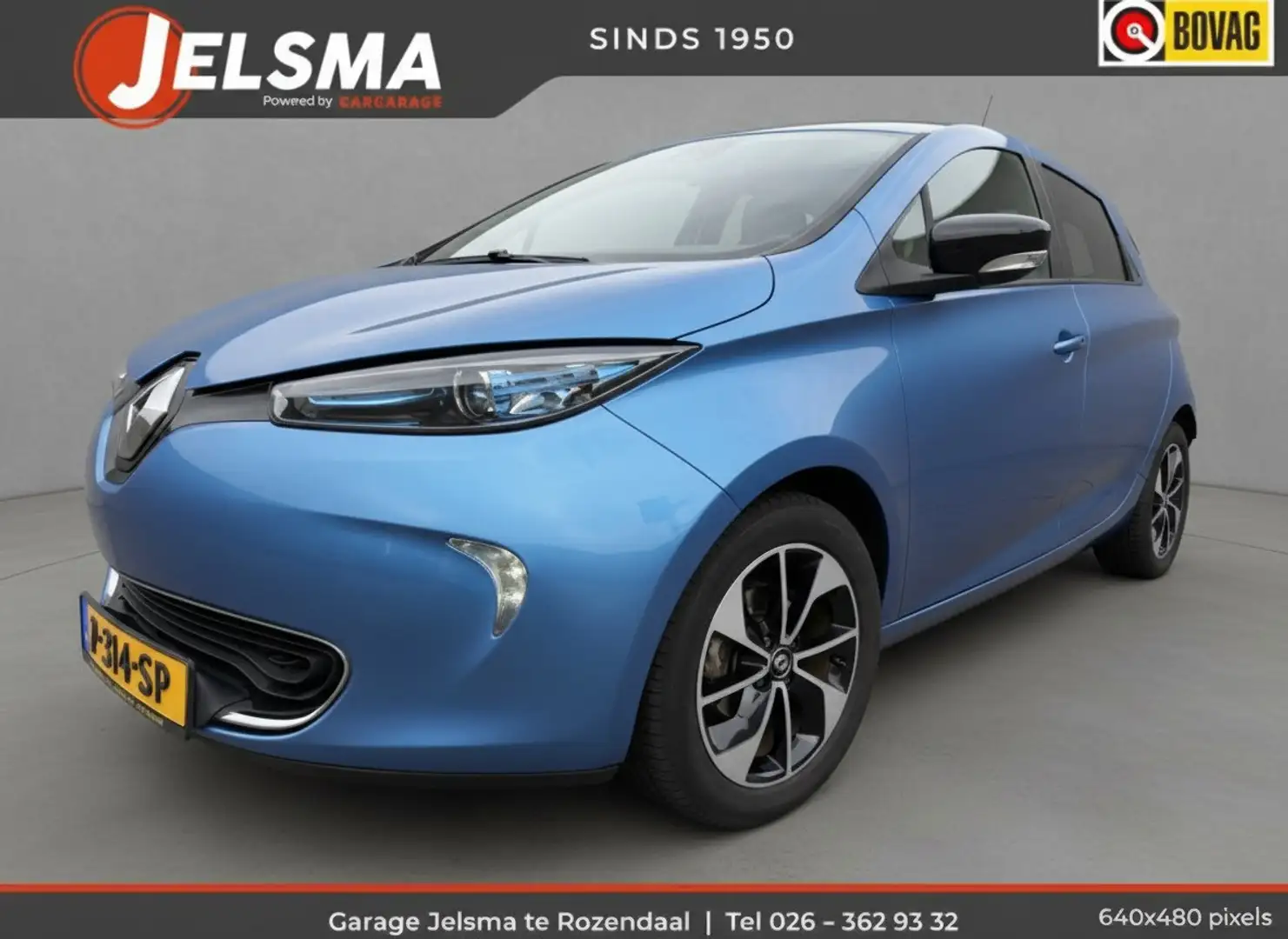 Renault ZOE Q90 Intens 41 kWh (ex Accu) Camera | Navi Bleu - 1