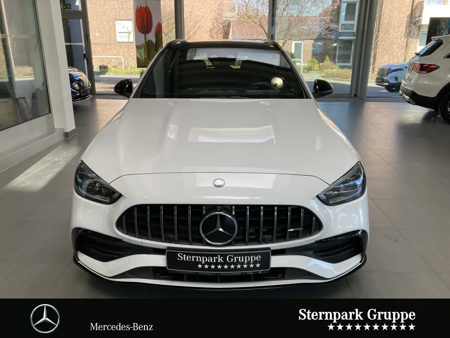 Mercedes-Benz C 43 AMG C 43 4M AMG T Pano,AHK,HeadUp,Burmester,Night, Weiß - 2