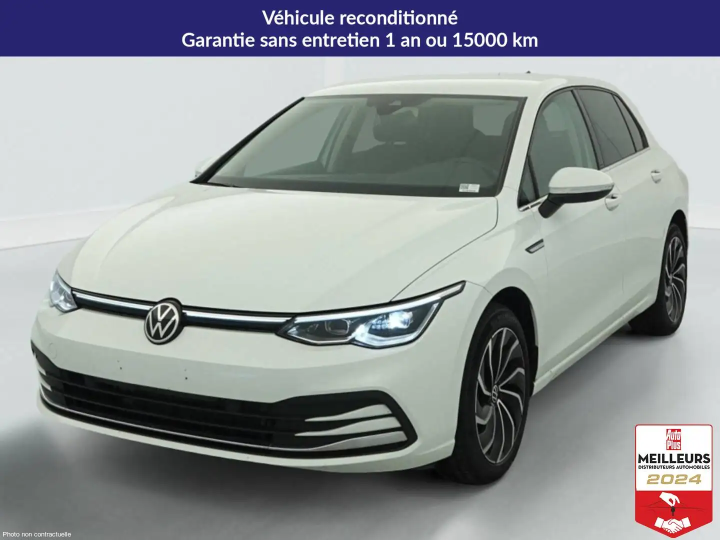 Volkswagen Golf 8 1.5 TSI ACT OPF 130 BVM6 STYLE Blanc - 1