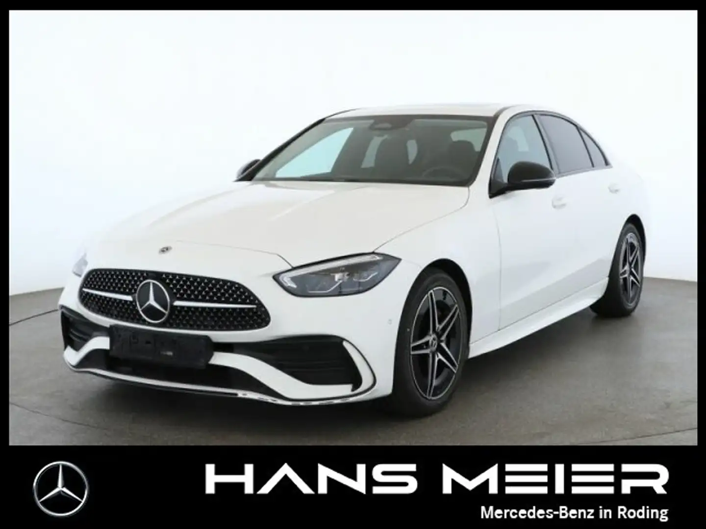 Mercedes-Benz C 180 C 180 AMG Schiebedach Night Ambiente Advanced Navi Weiß - 1