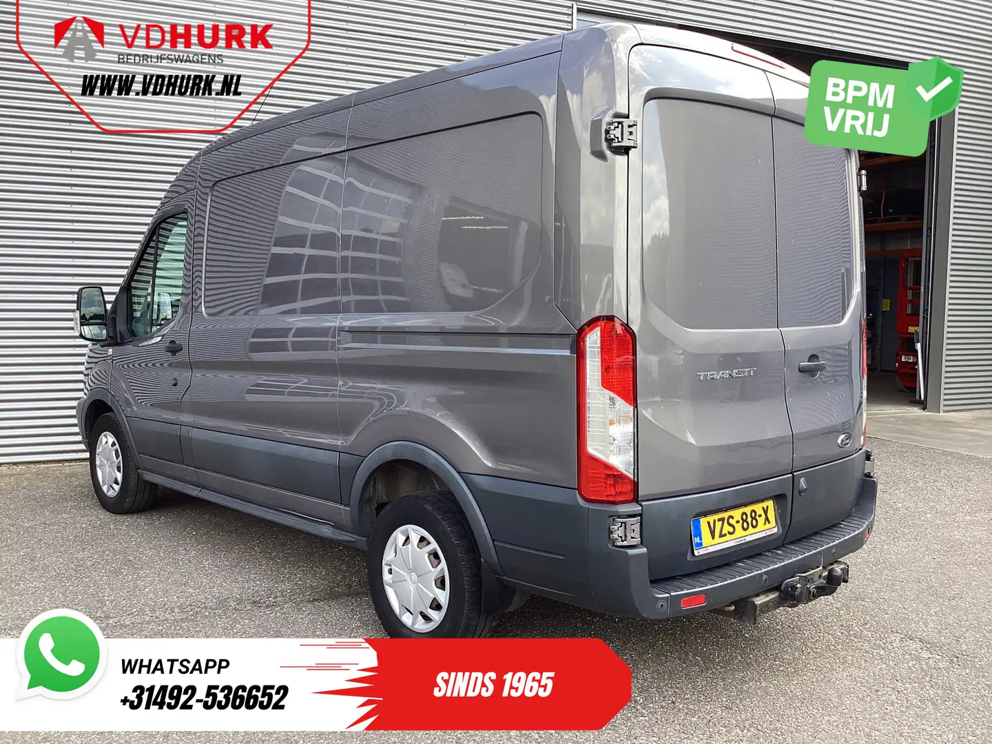 Ford Transit 350 2.0 TDCI 170 pk Aut. L2 EXPORT ONLY Carplay/ C Grijs - 2