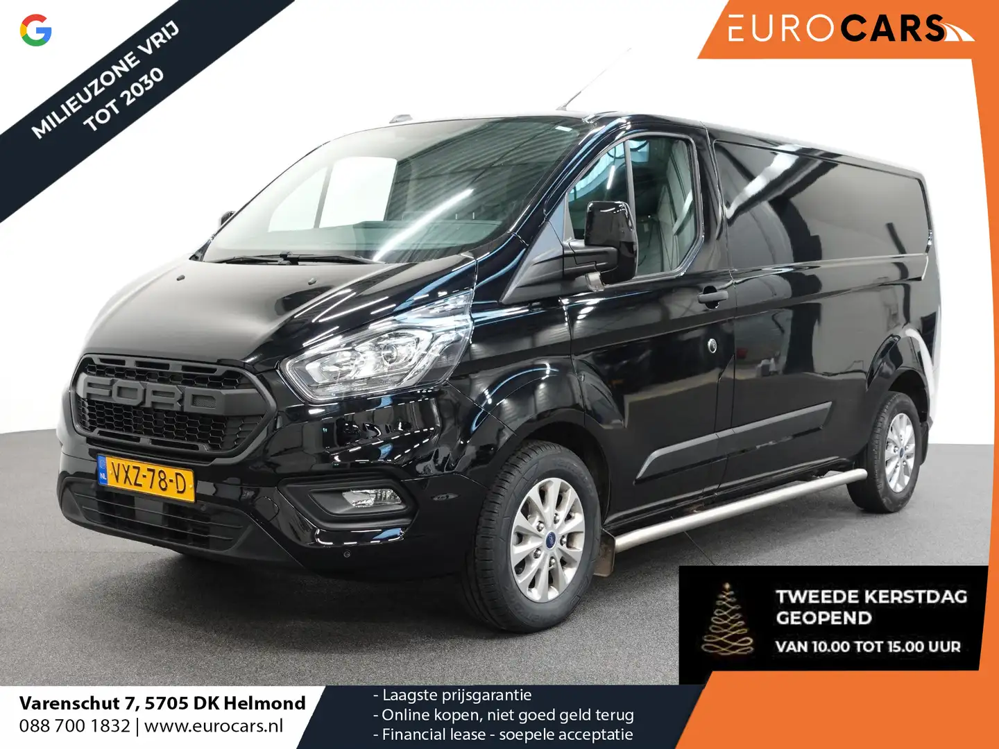 Ford Transit Custom 300 2.0 TDCI L2H1 Trend Raptor Edition Navi Carpla Zwart - 1