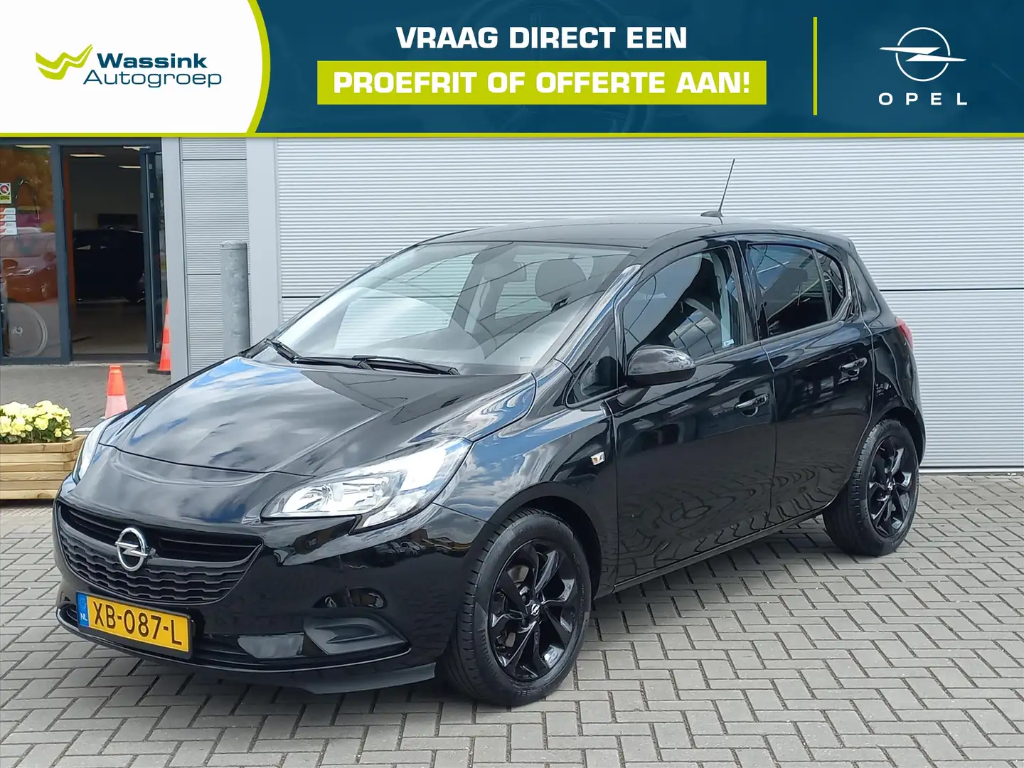 Opel Corsa 1.4 90PK 5drs Black Edition | Airconditioning | Na Zwart - 1