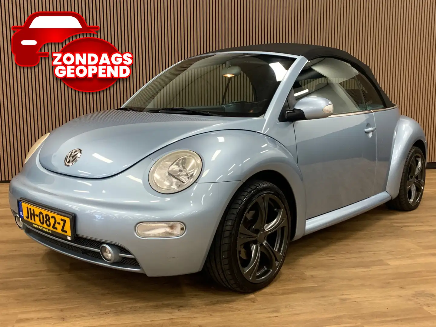 Volkswagen New Beetle Cabriolet 1.6 Turijn Comfort|Airco|143000KM|Stoelv Niebieski - 1