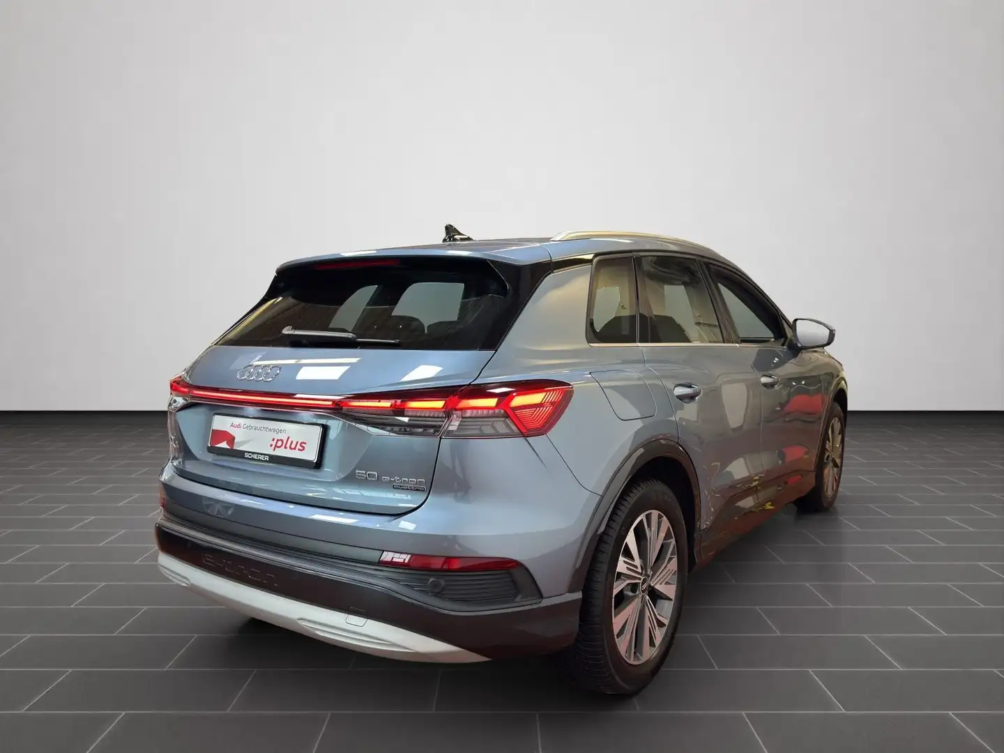 Audi Q4 e-tron 50 e-tron quattro 220 kW Bleu - 2