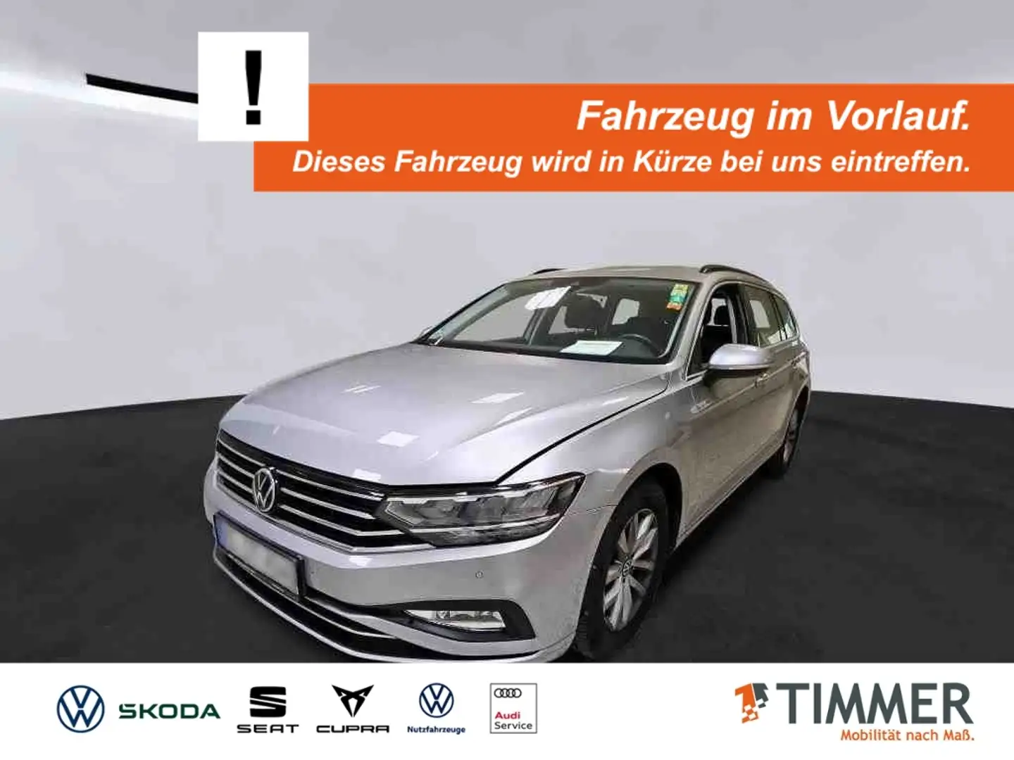 Volkswagen Passat Variant 2.0 TDI DSG BUSINESS +AHK +LED +ACC +RKAM +NAVI + Silber - 1