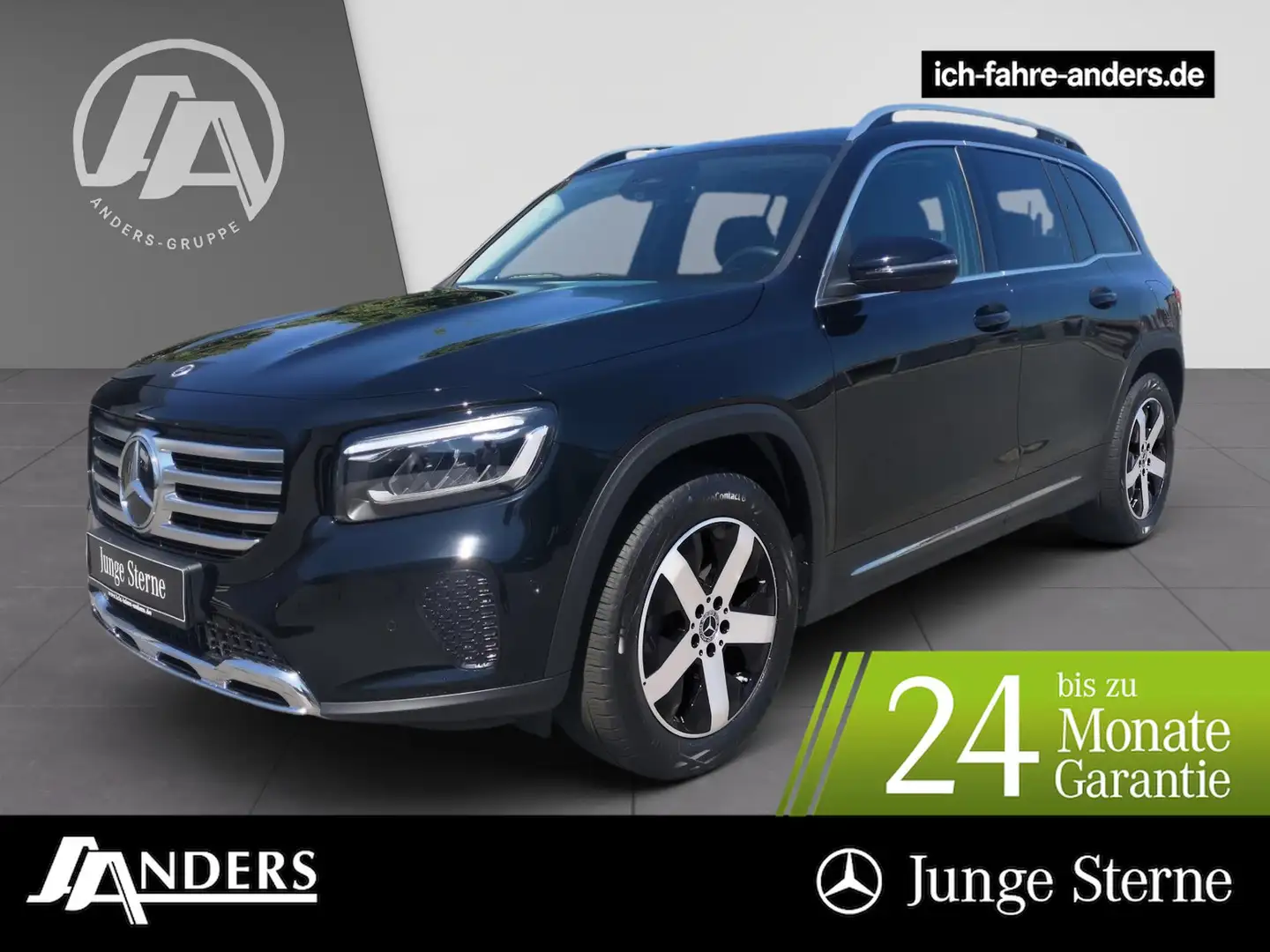 Mercedes-Benz GLB 180 Progressive+Distr+AHK+Pano+Burm+Kam+LED Noir - 1