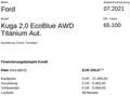 Ford Kuga 2,0 EcoBlue AWD Titanium Grau - thumbnail 21